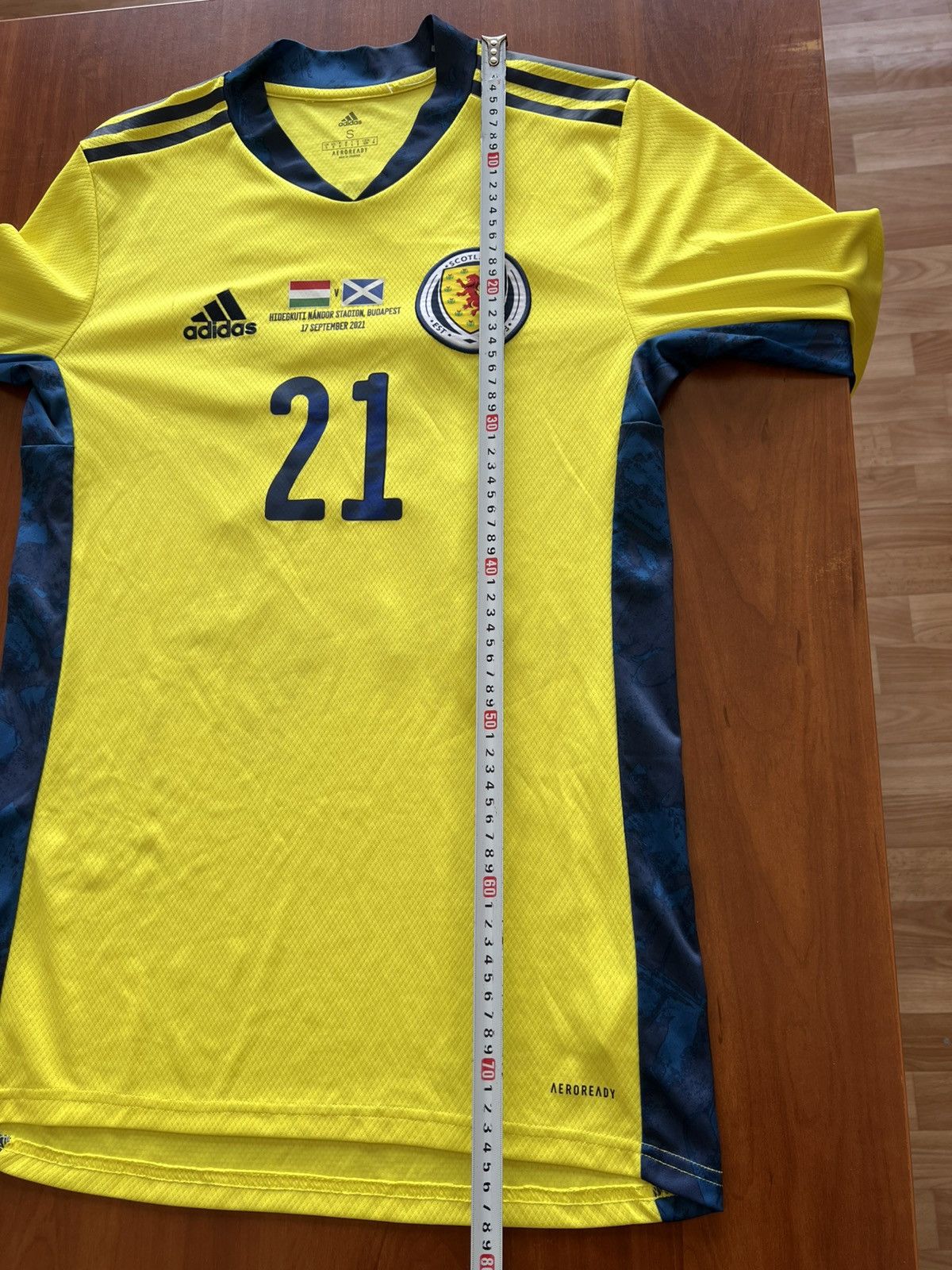 Adidas 2019 SCOTLAND TEAM #21 CUMINGS WORLD CUP SOCCER JERSEY S Size US S / EU 44-46 / 1 - 16 Thumbnail