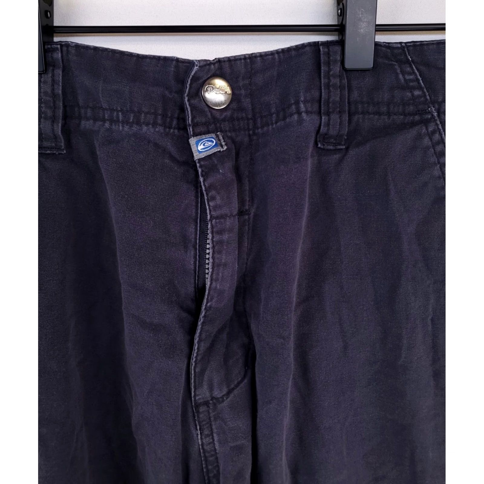 Quiksilver VINTAGE Quiksilver Cargo Shorts Navy Blue Mens 30 90s Y2K (30 Actual) Size US 30 / EU 46 - 2 Thumbnail