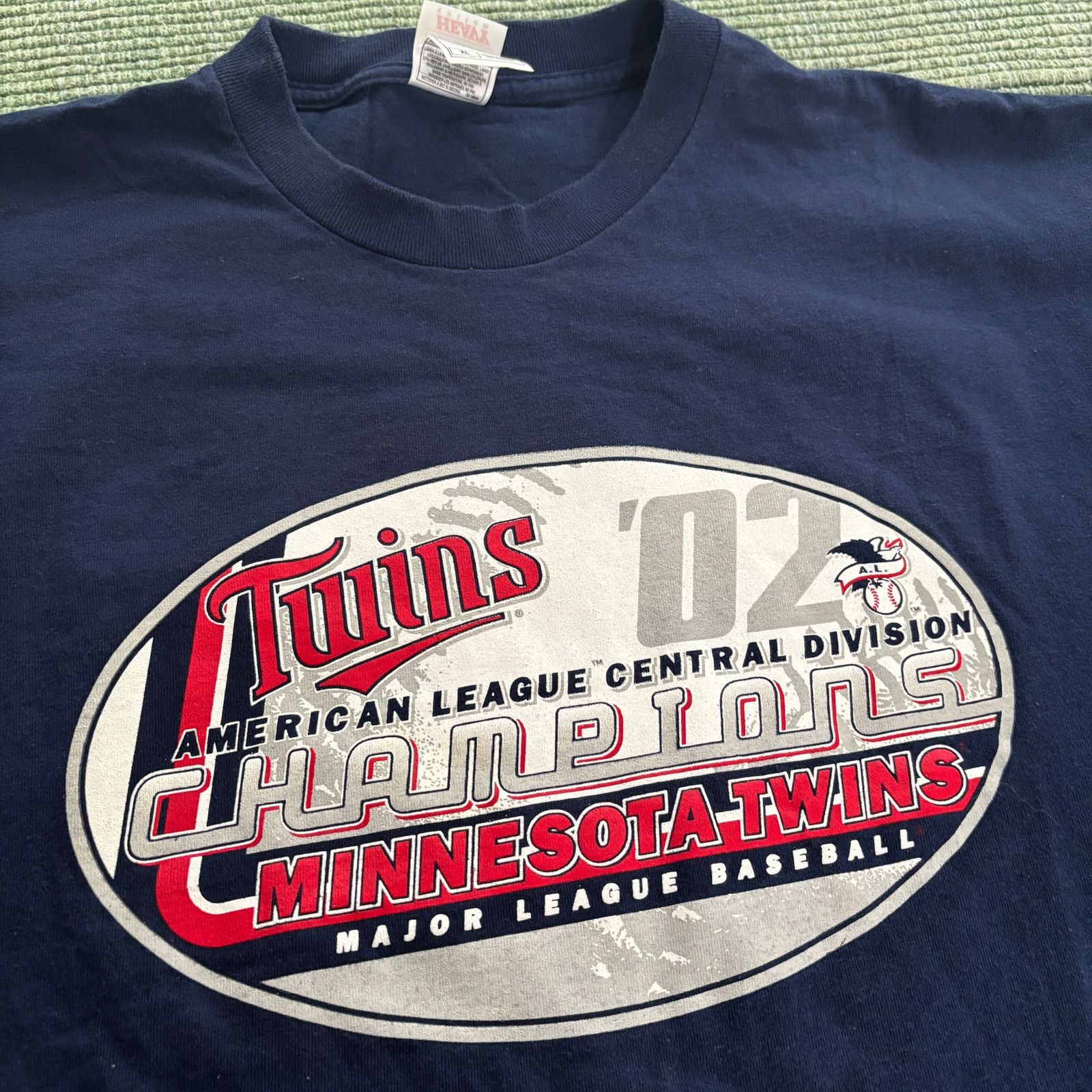 MLB × Vintage Vintage 2002 Minnesota Twins Division Champs Tee Sz XL Size US XL / EU 56 / 4 - 3 Thumbnail