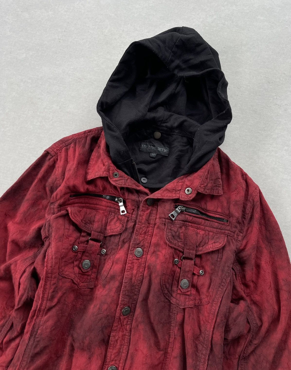 In The Attic 🔥RARE🔥 In The Attic Men's Removable-Hood Shirt/Jacket LGB Size US M / EU 48-50 / 2 - 4 Thumbnail