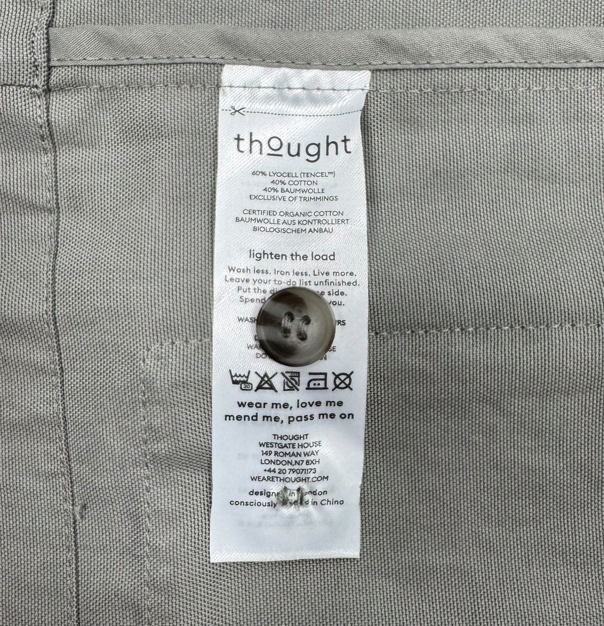 Threads 4 Thought Thought Field Belted Jacket Button Up Tencel Cotton size 38 Size M / US 6-8 / IT 42-44 - 14 Thumbnail