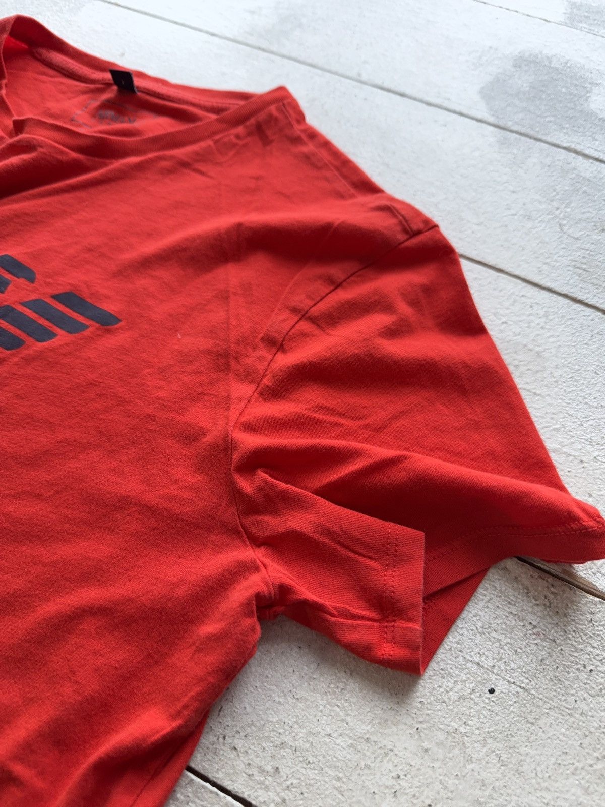 Armani Luxury 00s Armani Jeans AJ Logo Red T-Shirt Pima Cotton Size US M / EU 48-50 / 2 - 5 Thumbnail