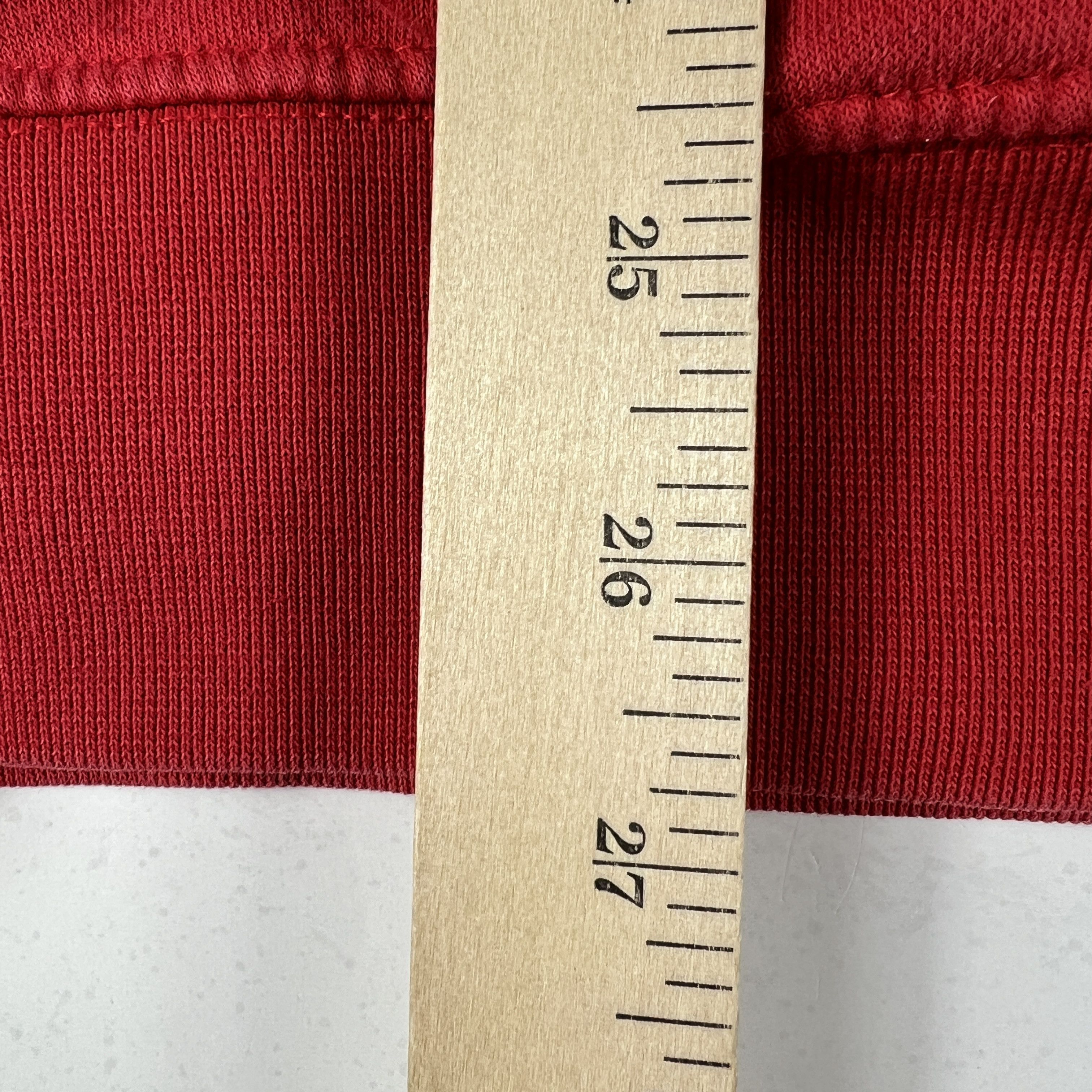 Nike Nike Sweatshirt Red Faded Check Chest Swoosh Logo Hoodie Size US L / EU 52-54 / 3 - 16 Thumbnail