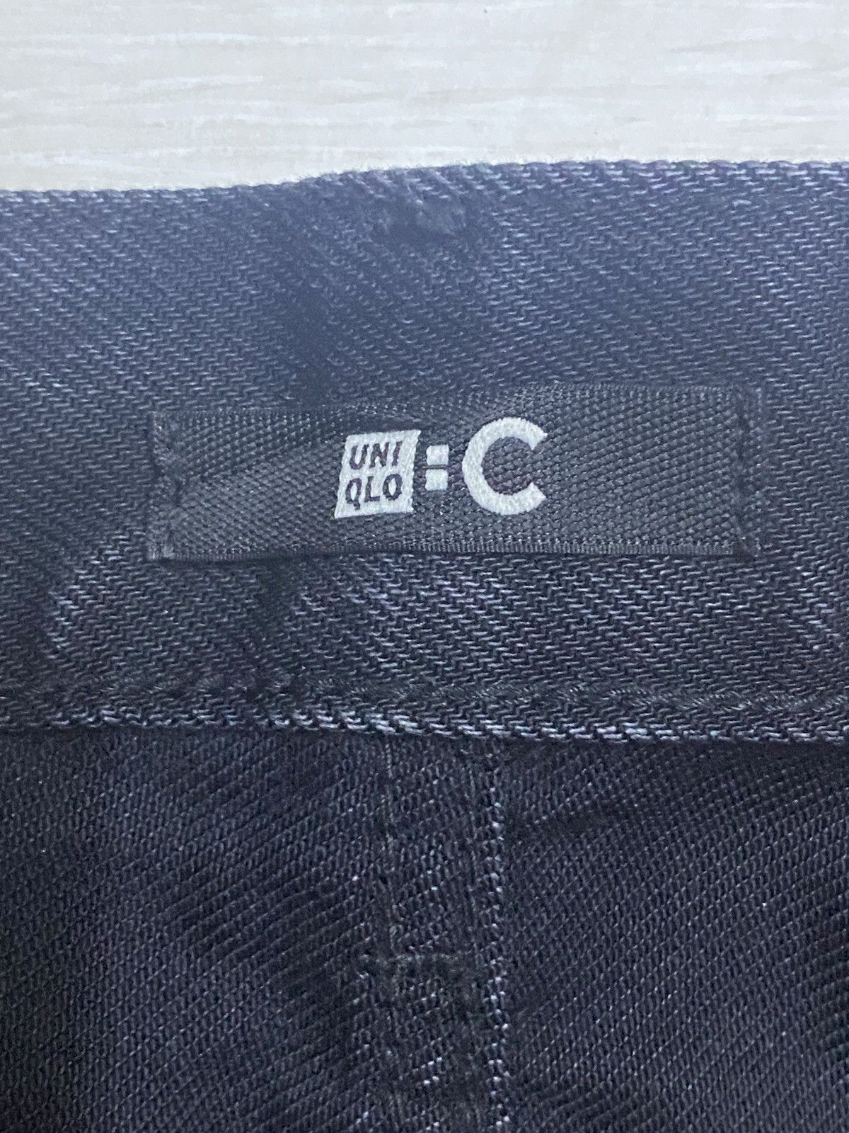 Club Sorayama × Uniqlo Vintage Uniqlo :C Distressed Repair Slim Jeans Size US 37 - 9 Thumbnail
