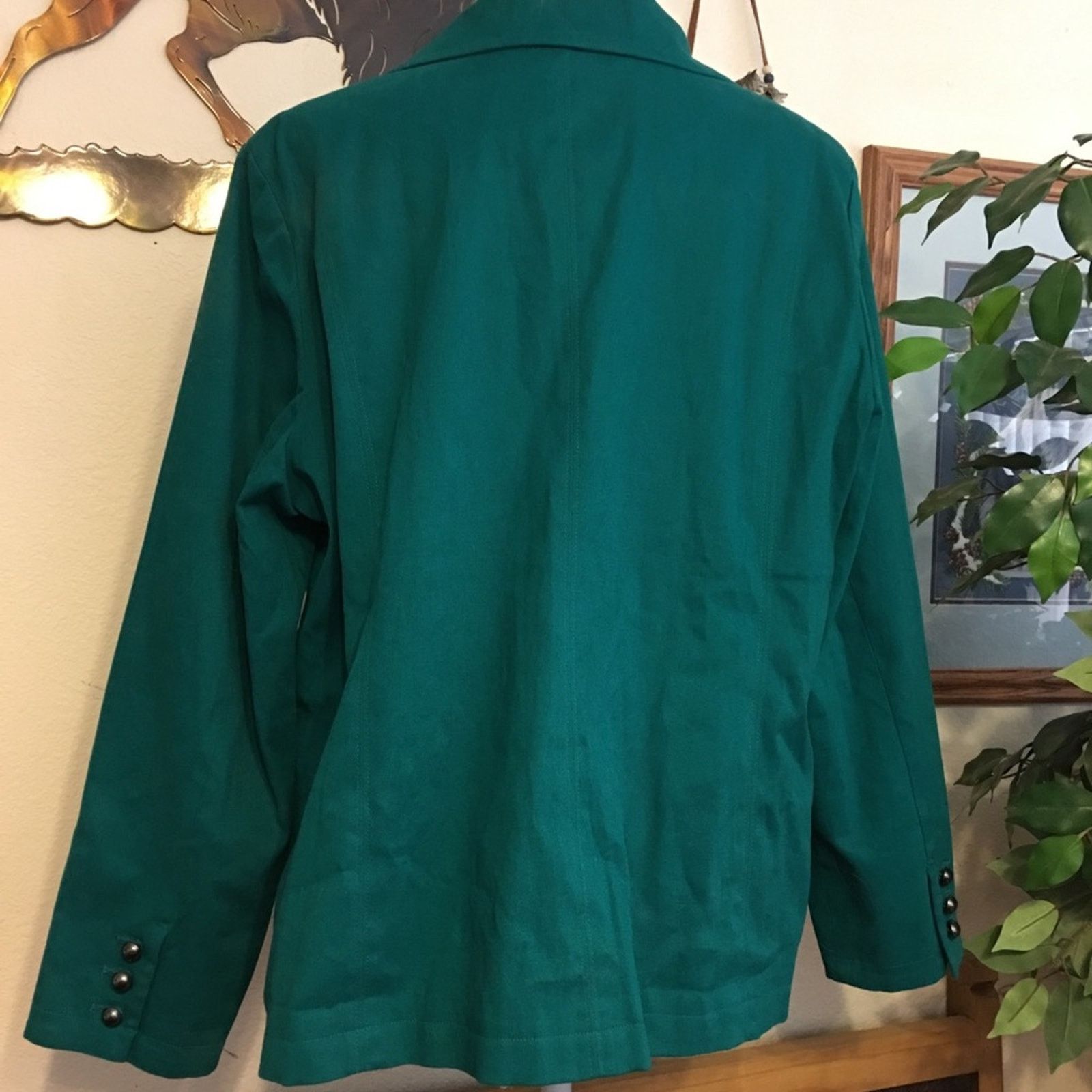 Other Linea by Louis Del’ Olio turquoise jacket NWOT XL Size XL / US 12-14 / IT 48-50 - 5 Thumbnail