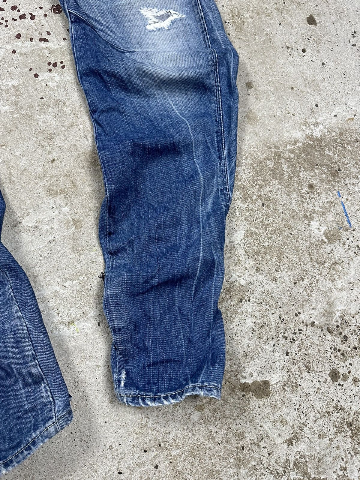 G-Star × Vintage Vintage G Star Raw Arc Loose Tapered Denim Pants Trashed Size US 31 - 3 Thumbnail