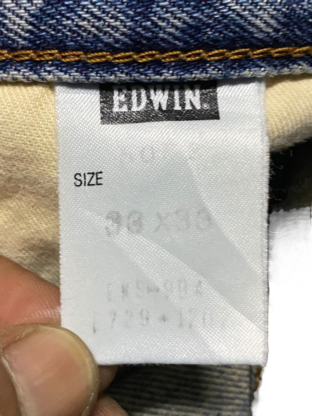 Edwin Japan Edwin Selvedge 505xx Light Wash Distressed Baggy Jeans Size US 33 - 17 Thumbnail