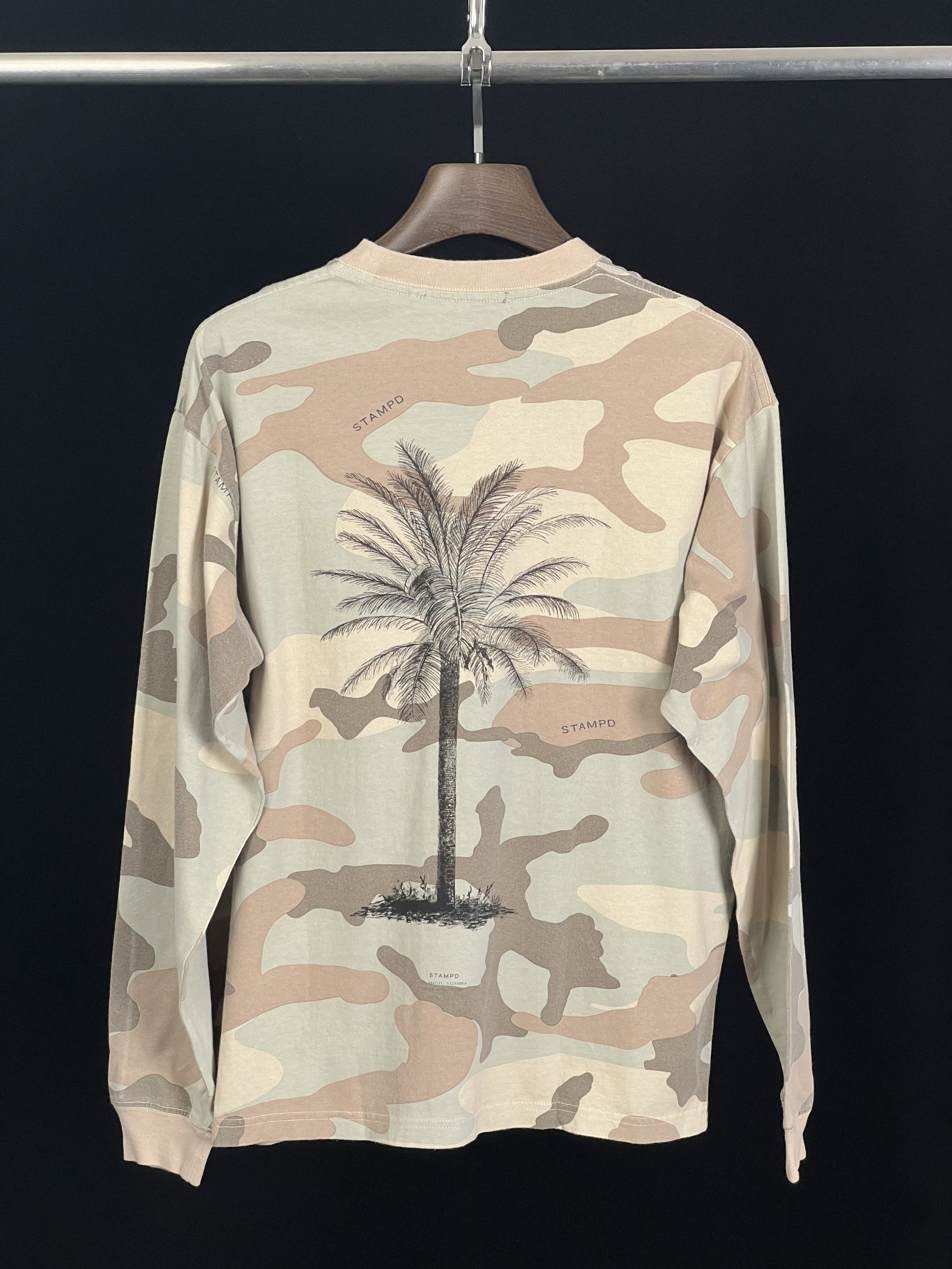 Stampd STAMPD CAMO PALM RELAXED LS TEE Size M Size US M / EU 48-50 / 2 - 1 Thumbnail