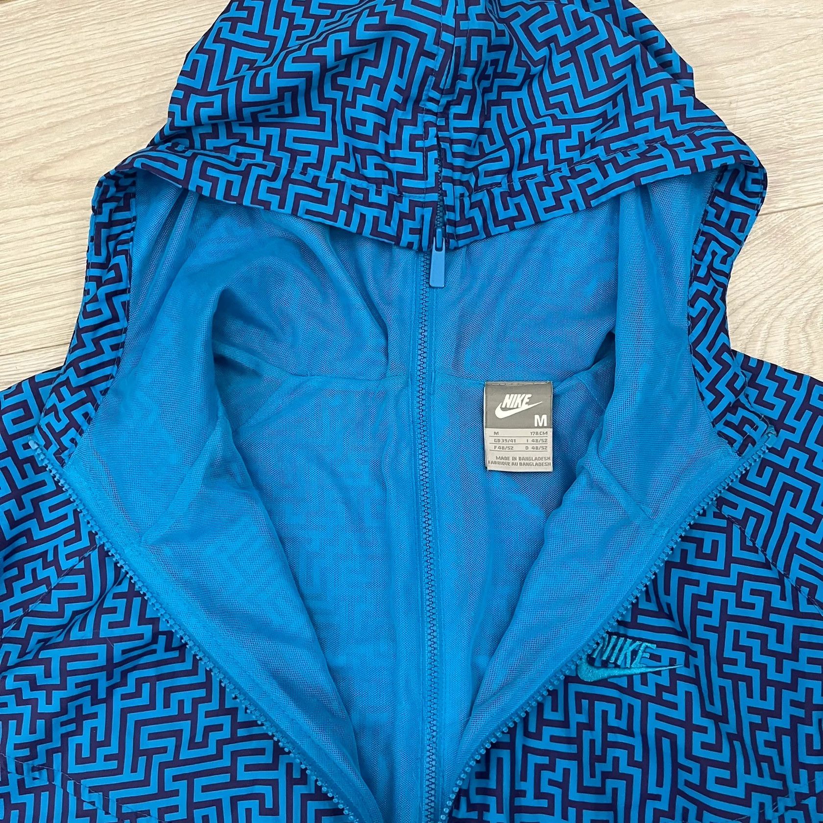 Nike Nike Wood Wood CoLab “Labyrinth” Split Windbreaker Size US M / EU 48-50 / 2 - 7 Thumbnail