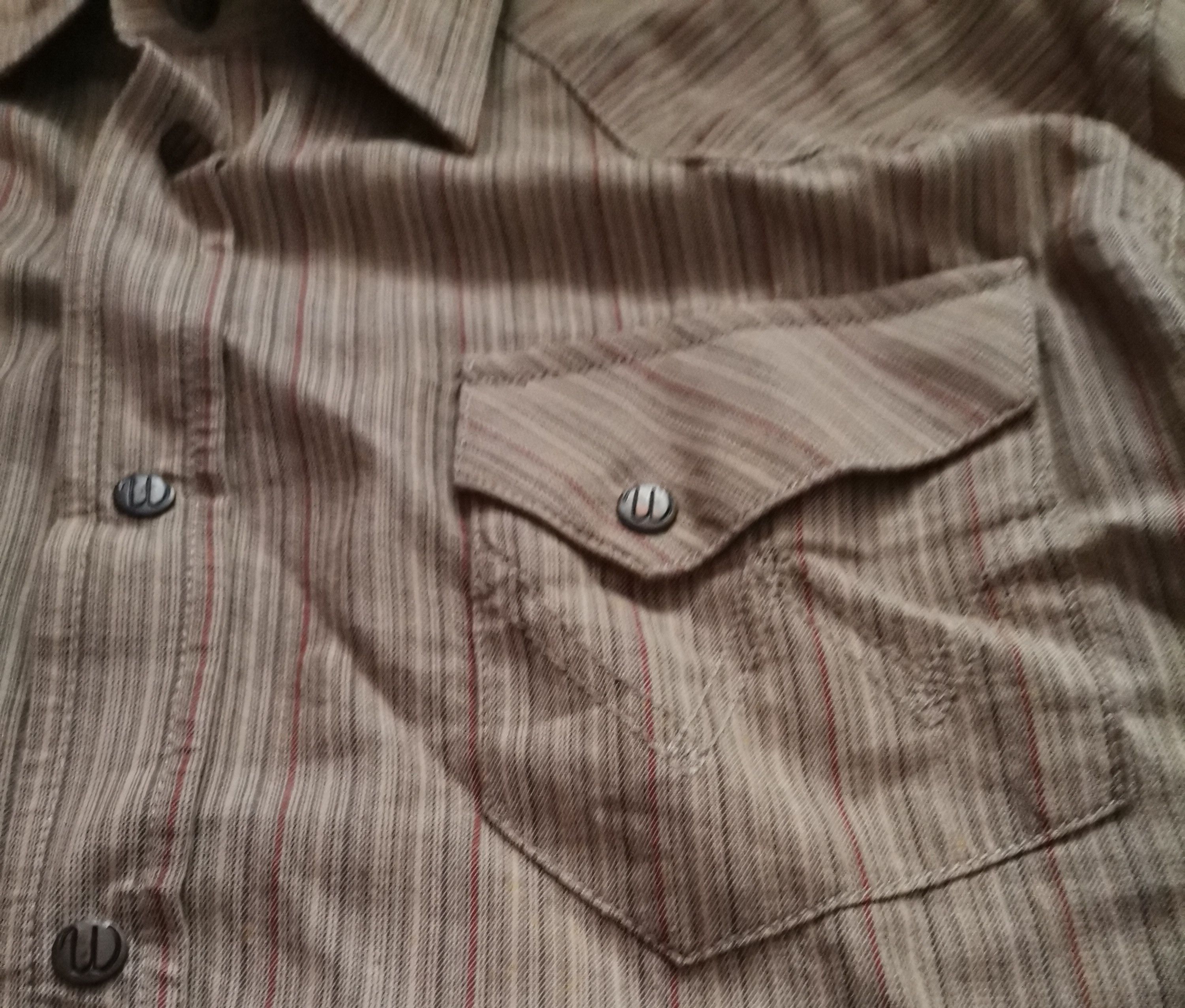 Wrangler Vintage Wrangler Striped Shirt Size US L / EU 52-54 / 3 - 2 Thumbnail