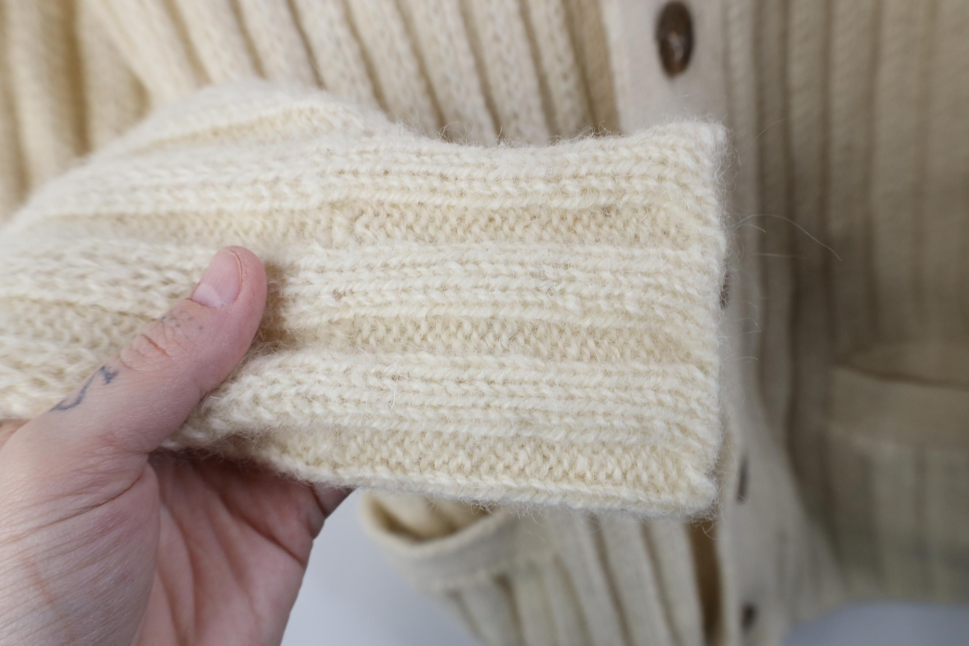 Vintage Vintage 50s 60s Marshall Field Ribbed Knit Cardigan Sweater Size US L / EU 52-54 / 3 - 9 Thumbnail
