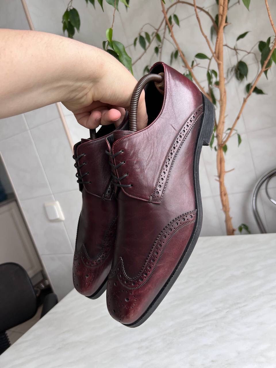 Prada × Vintage PRADA Brogue Oxfords Vintage y2k luxury grunge archive Size US 9 / EU 42 - 15 Thumbnail