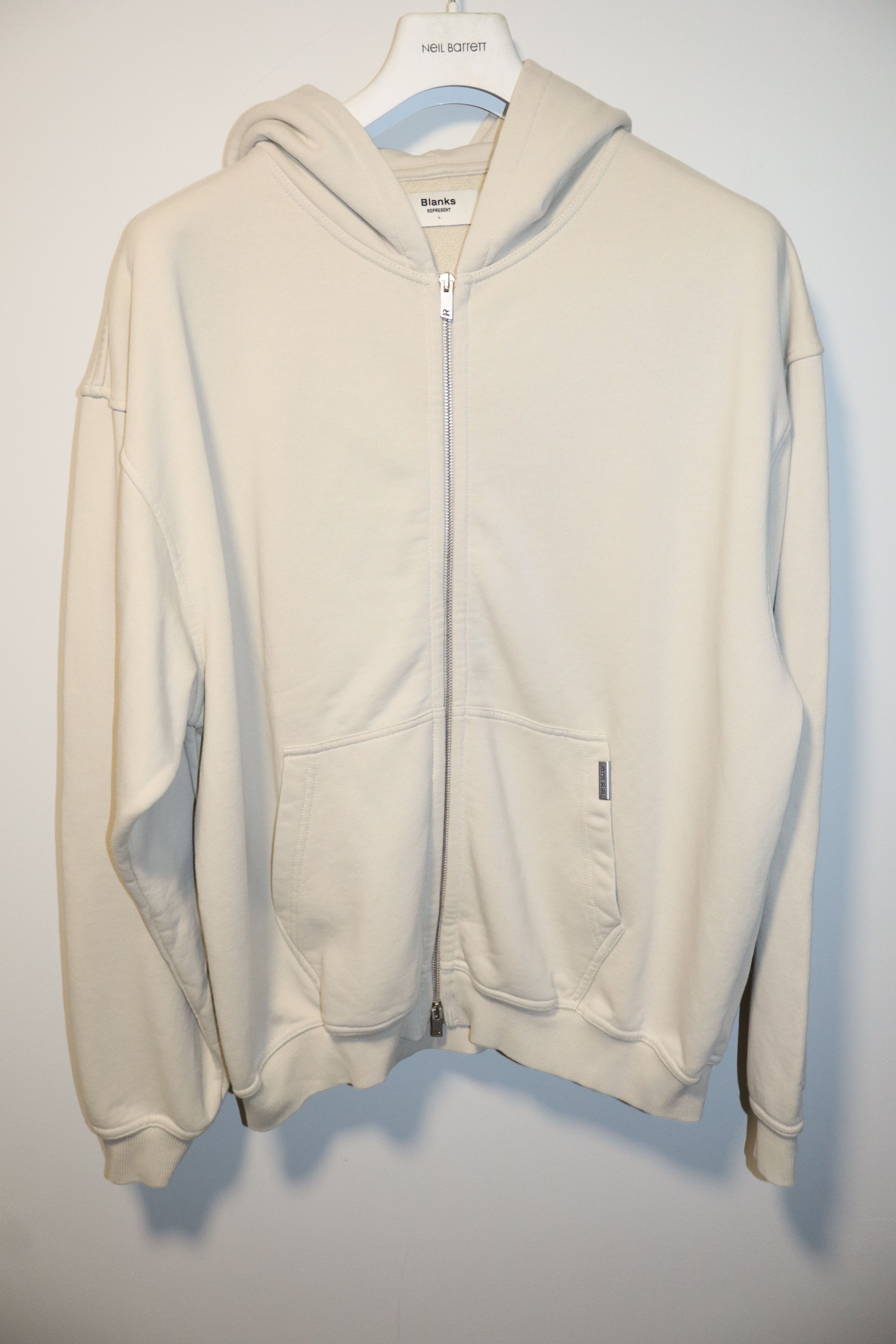 Represent Clo. Blanks Zip Hoodie Size US L / EU 52-54 / 3 - 1 Thumbnail