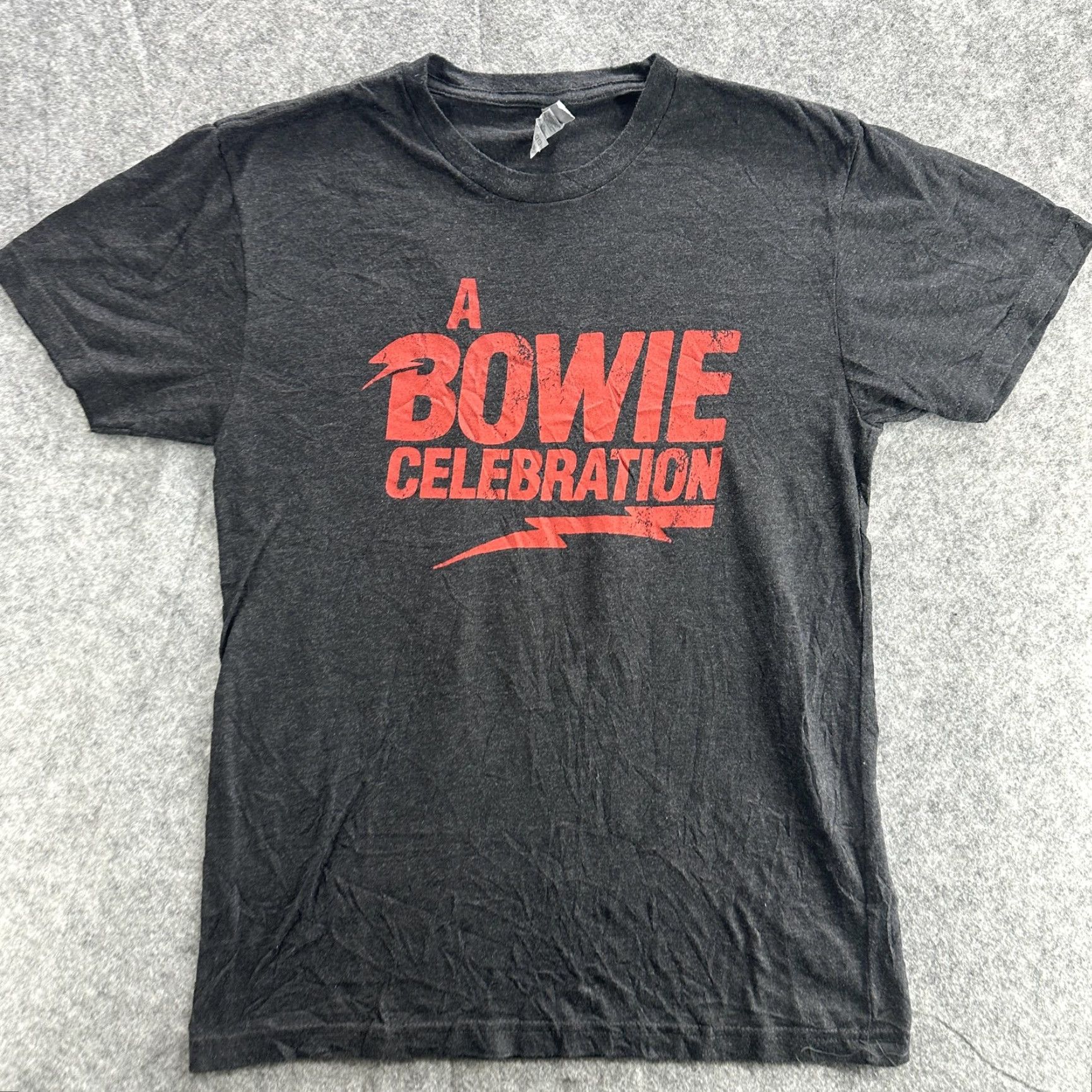 Next Level A Bowie Celebration Shirt Mens Medium Black Next Level Band Concert Tee Music Shirt Size US M / EU 48-50 / 2 - 2 Thumbnail