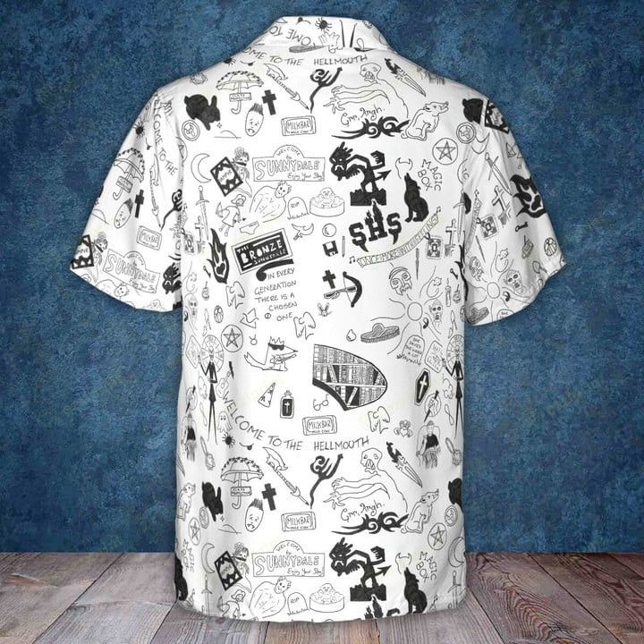 Other BUFFY THE VAMPIRE SLAYER PATTERN HAWAIIAN SHIRT Size US L / EU 52-54 / 3 - 4 Thumbnail