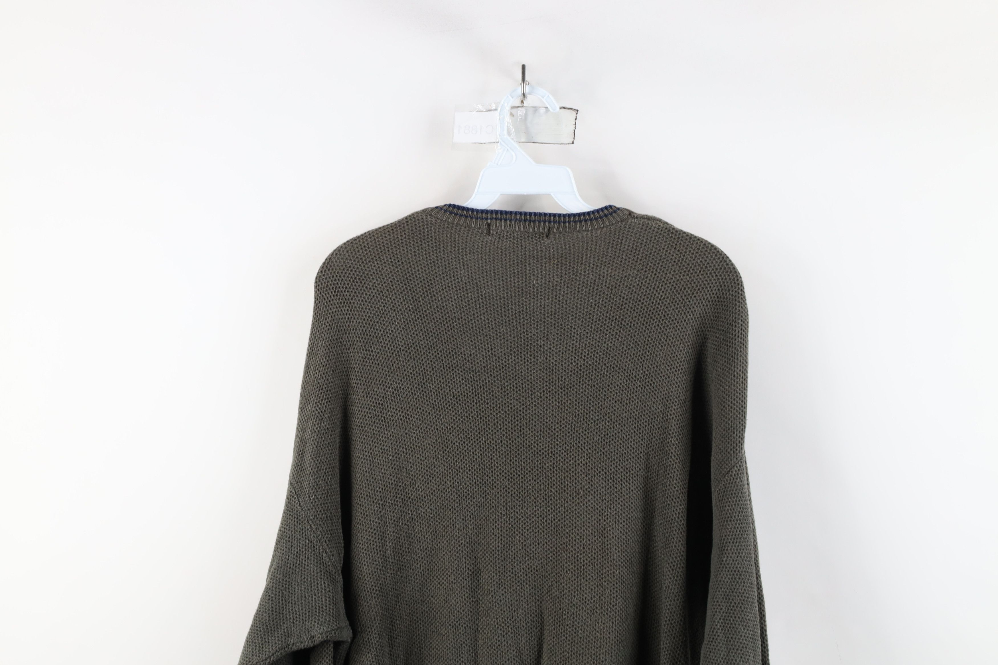 Nautica × Vintage Vintage 90s Nautica Lightweight Cotton Thermal Knit Sweater Size US M / EU 48-50 / 2 - 11 Thumbnail