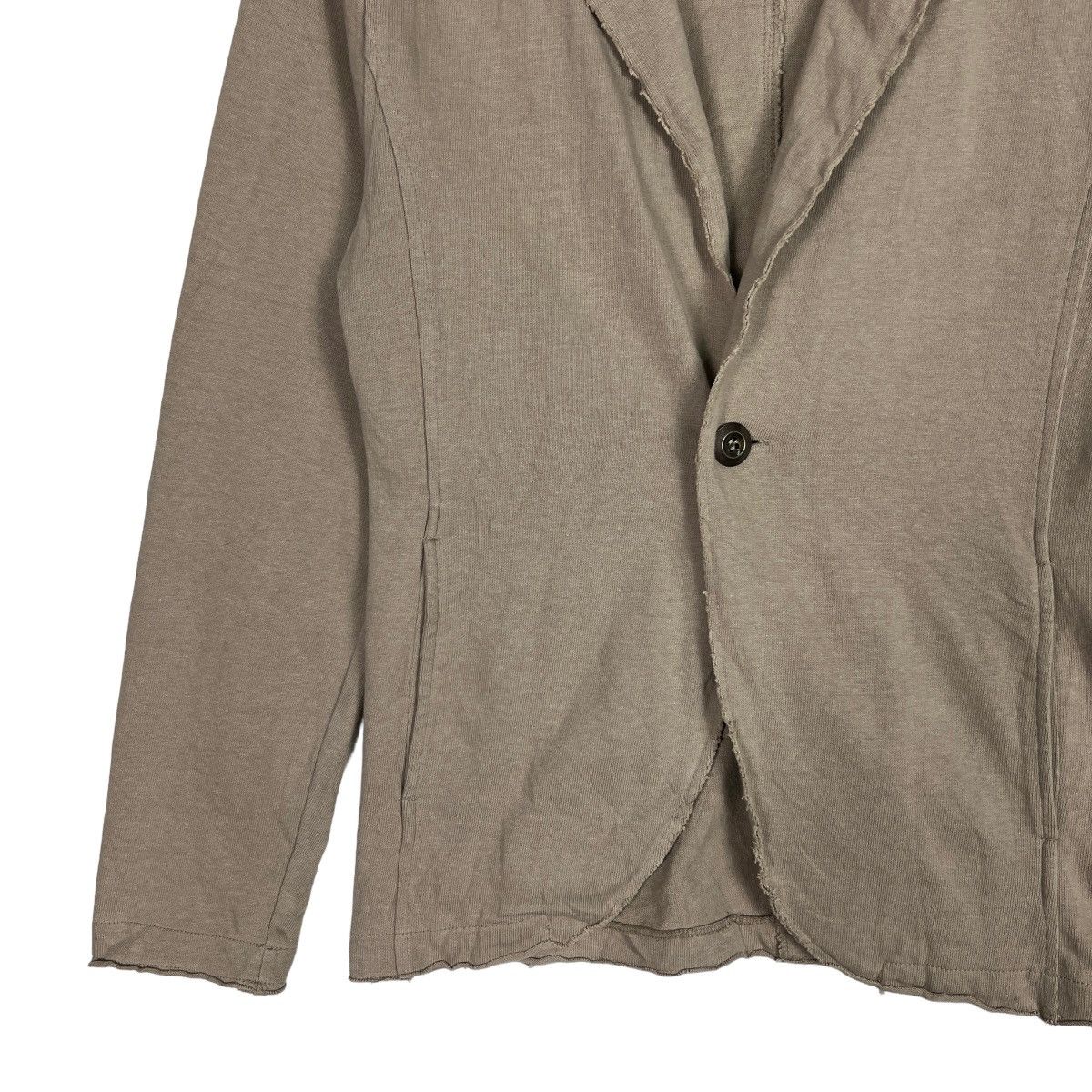 Japanese Brand 🔥 STUCK COTTON ONE BUTTON LAZER CARDIGAN JACKET Size US M / EU 48-50 / 2 - 3 Thumbnail