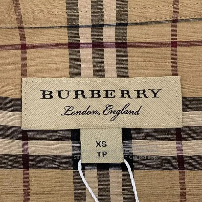 Burberry Burberry Brown Checked Cotton Shirt. Size XS / US 0-2 / IT 36-38 - 5 Thumbnail