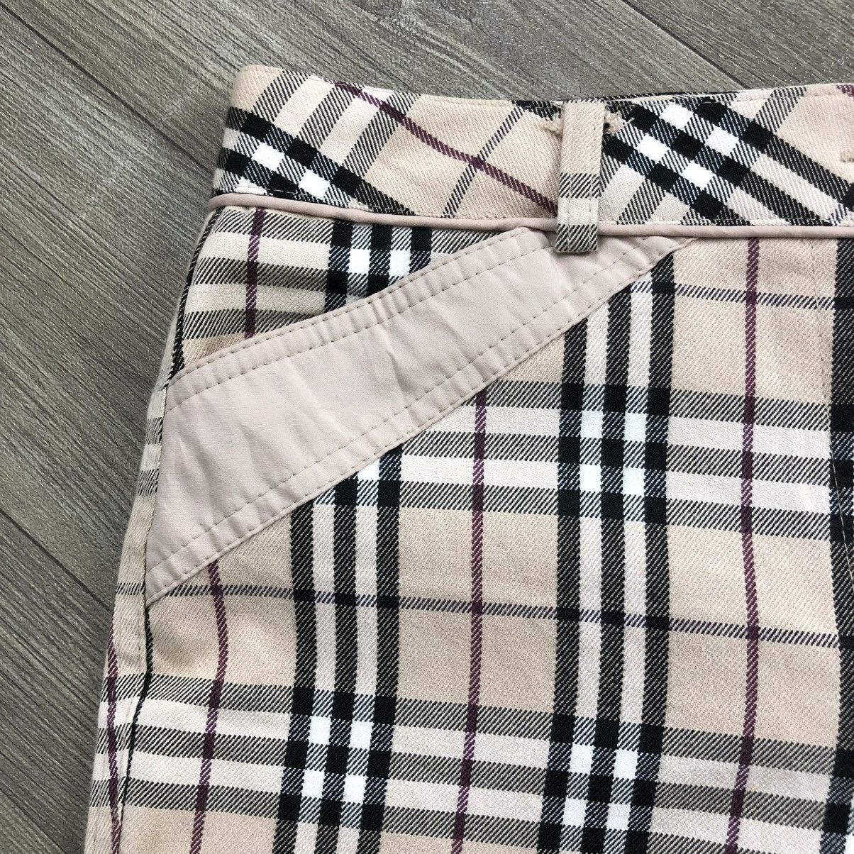 Burberry Vintage Burberry London Blue Label Nova Check Flated Pants Size US 27 - 4 Thumbnail