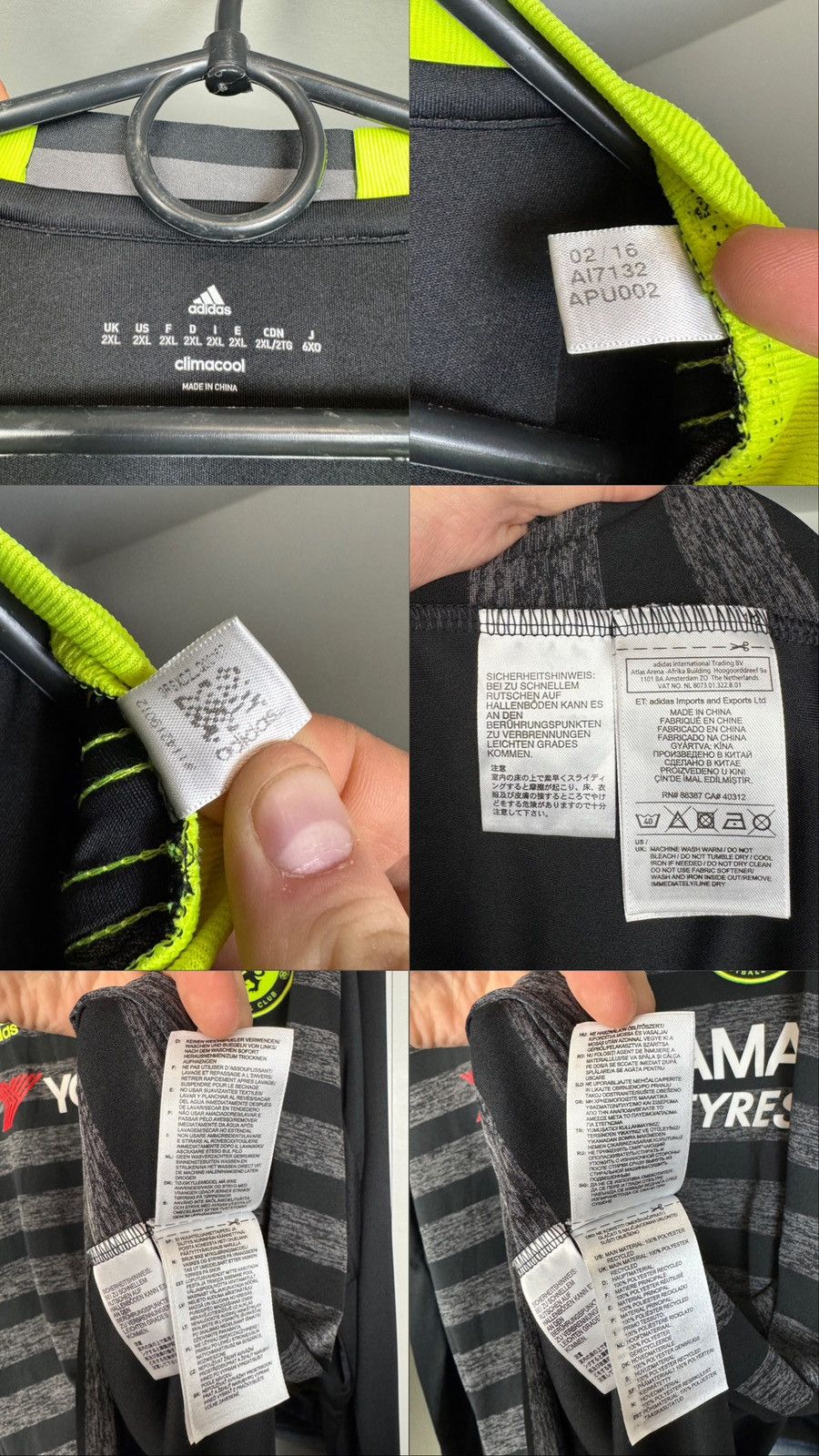 Adidas Adidas Chelsea FC 2016 2017 Away Jersey Long Sleeve Size 2XL Size US XXL / EU 58 / 5 - 3 Thumbnail