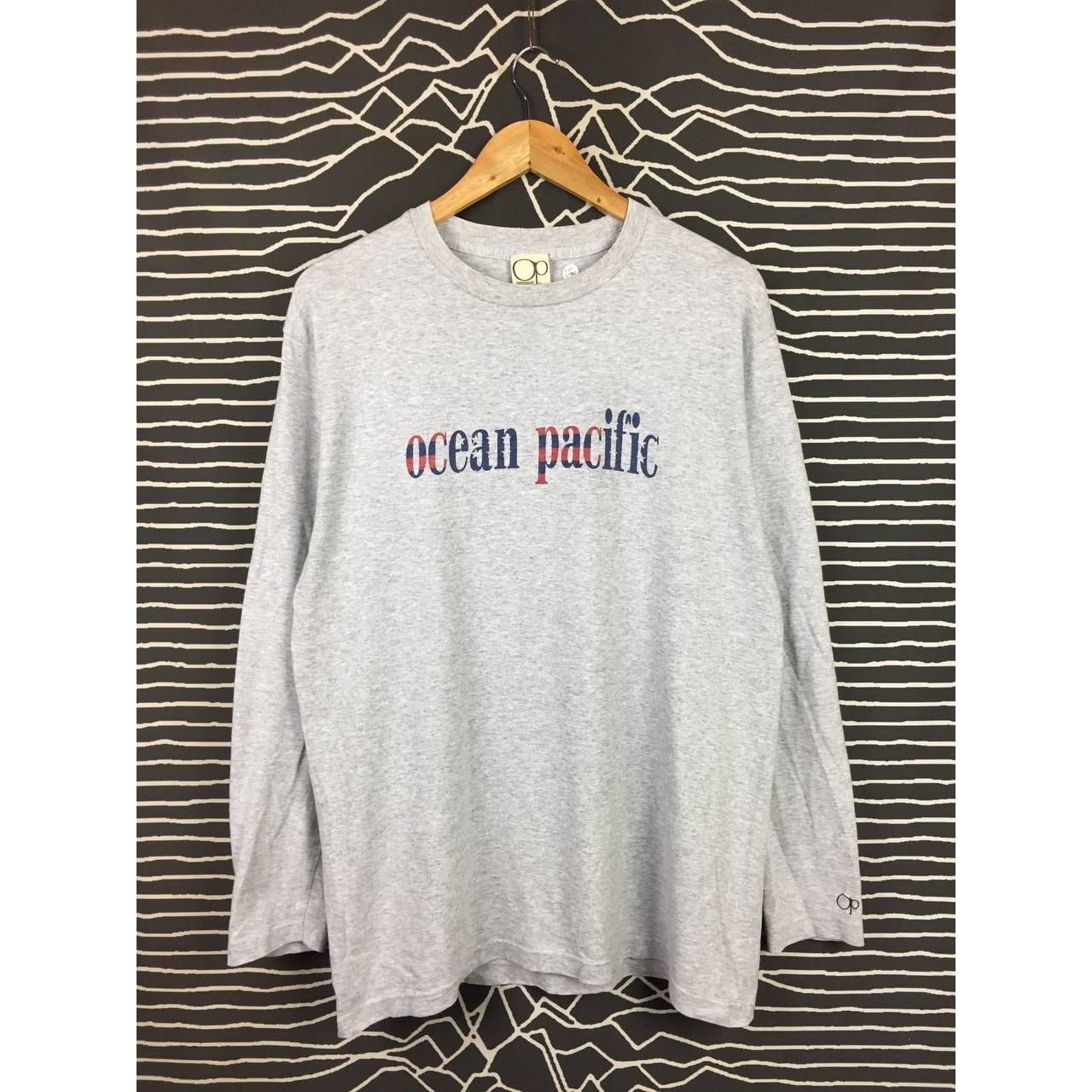 Ocean Pacific × Vintage Ocean Pacific OP Sunwear Spell Out Long Sleeve Tee Size US L / EU 52-54 / 3 - 1 Thumbnail