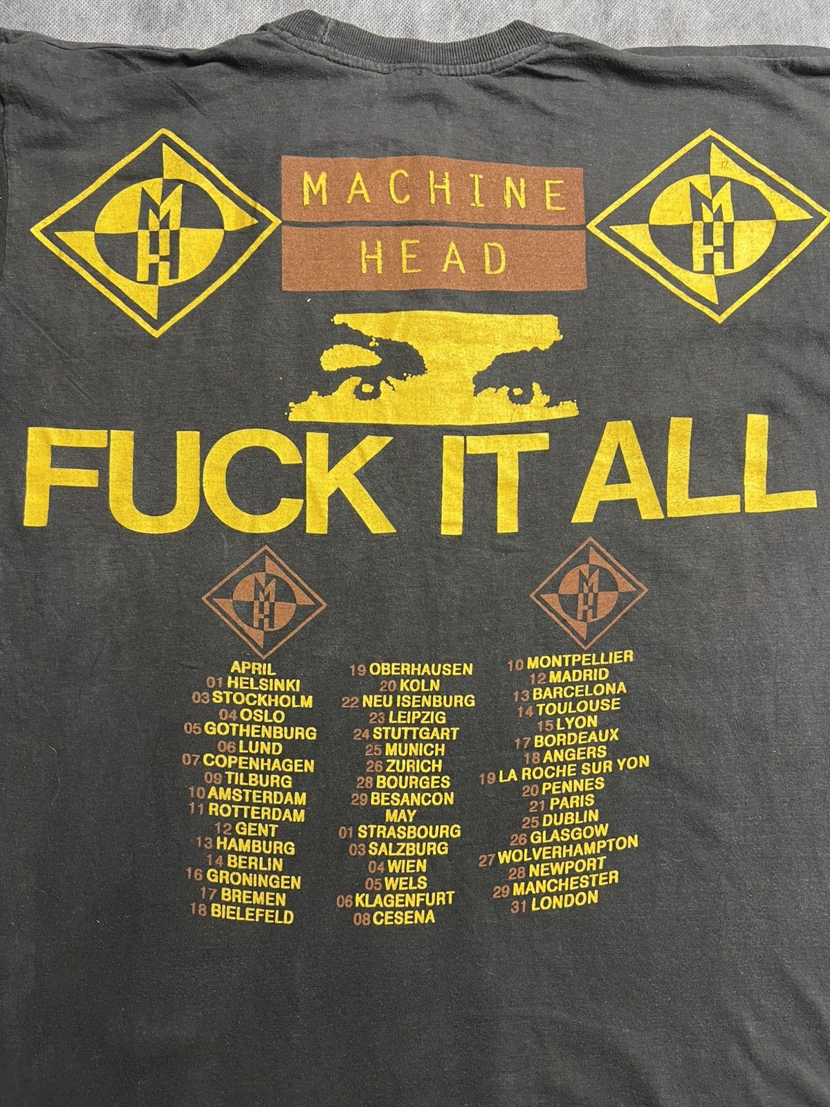 Band Tees Vintage 90s Machine Head Band Metal T-Shirt Size US L / EU 52-54 / 3 - 12 Thumbnail