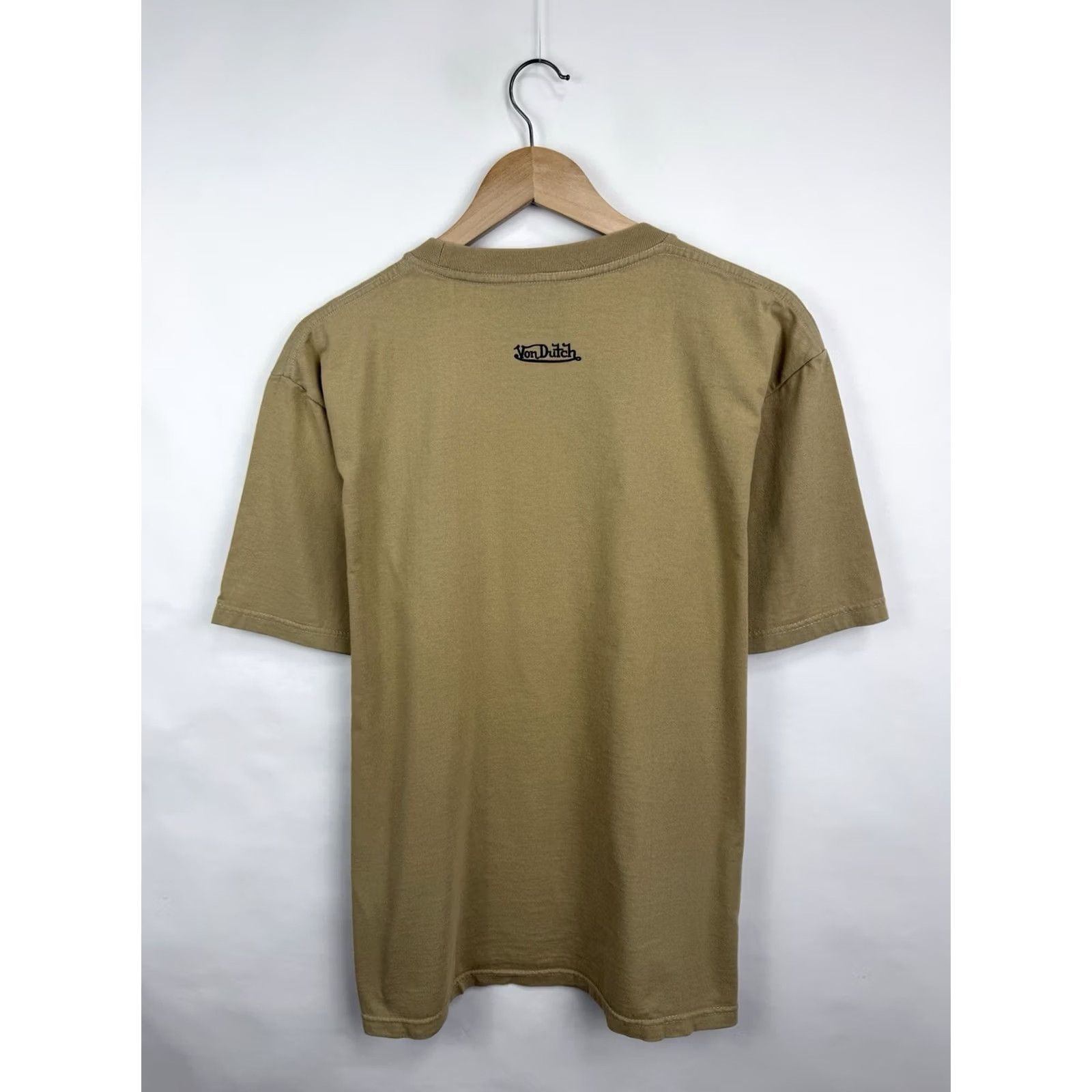 Von Dutch VINTAGE Von Dutch T-Shirt 90s Kenneth Howard Rare Retro Beige XL Mens Size US XL / EU 56 / 4 - 7 Thumbnail