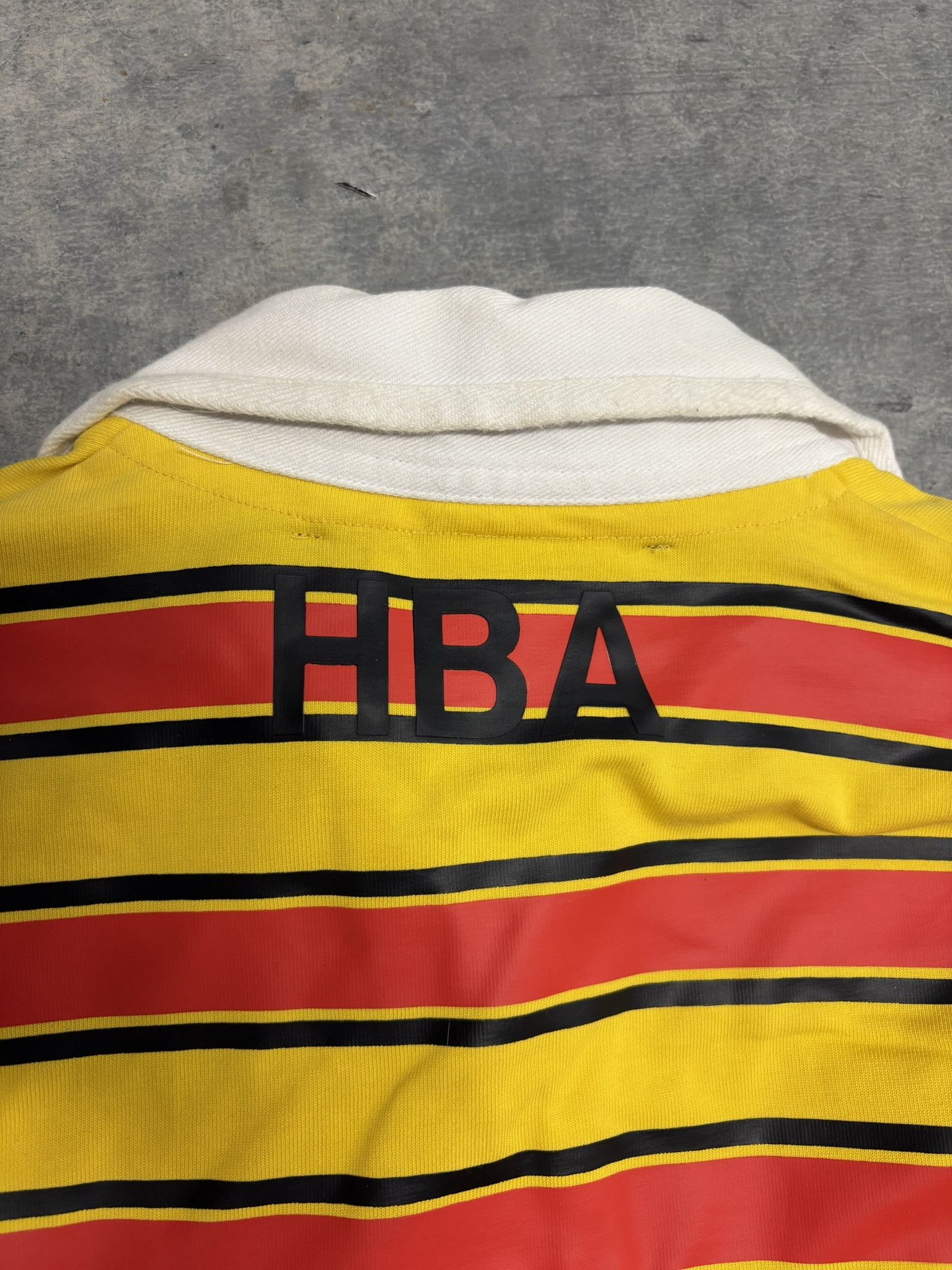 Hood By Air SS17 Long Sleeve striped polo shirt Size US L / EU 52-54 / 3 - 7 Thumbnail