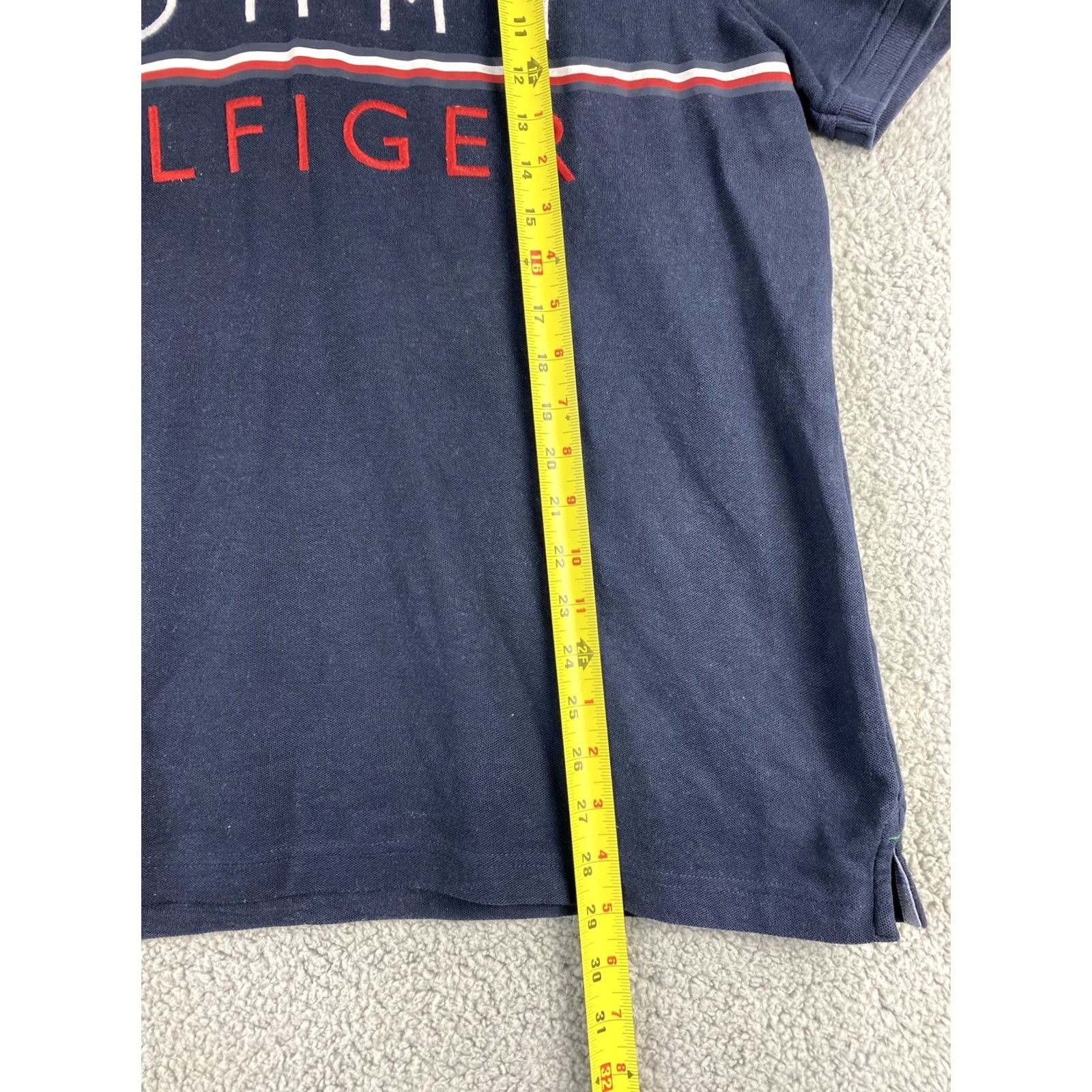 Tommy Hilfiger Tommy Hilfiger Polo Shirt Mens Size L Blue Logo Size US L / EU 52-54 / 3 - 6 Thumbnail