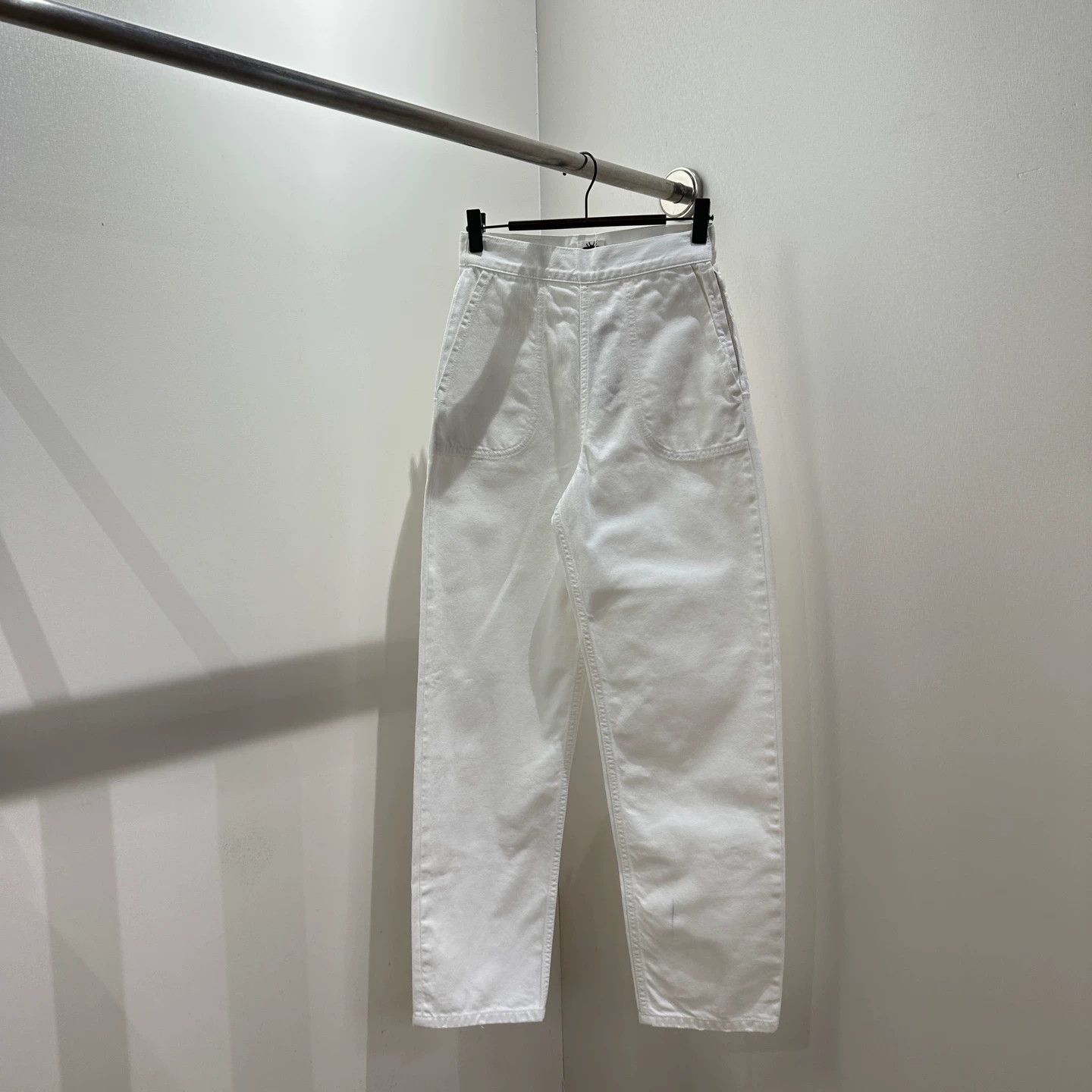 Christian Louboutin Dior may342 Leather Patch Jeans 32 Cotton Size 24" / US 00 / IT 34 - 2 Thumbnail