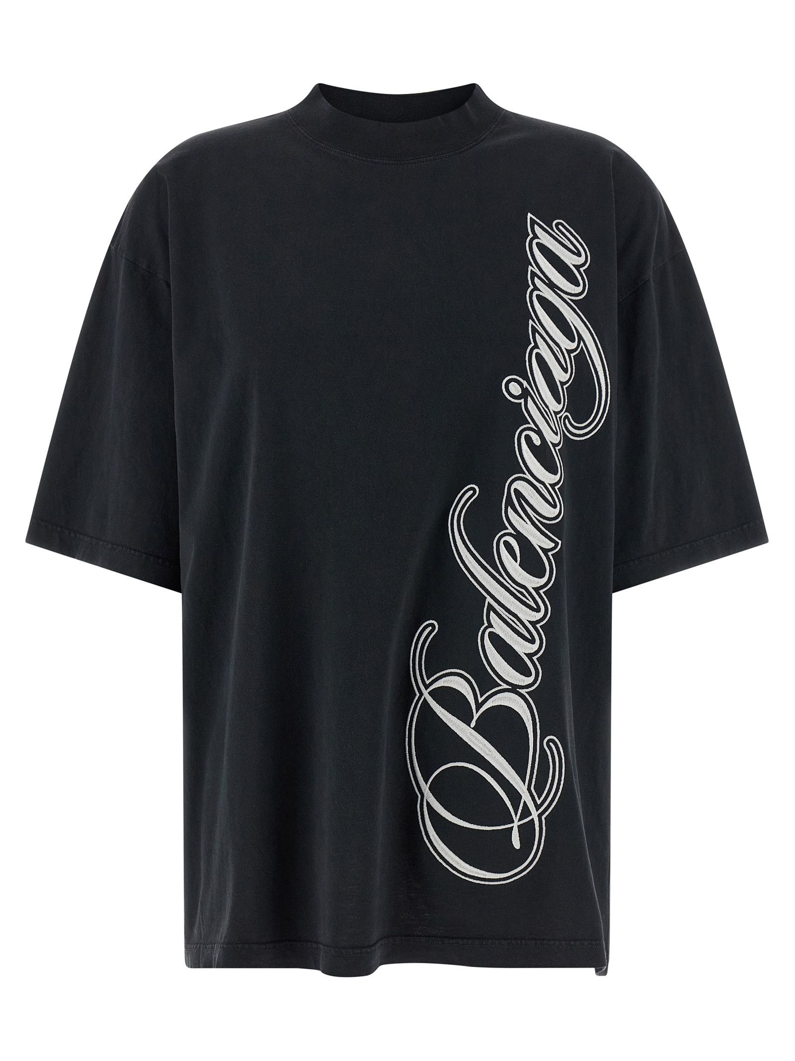 Balenciaga 'Cursive' T-shirt Size XXS / US 00 / IT 34 - 1 Thumbnail