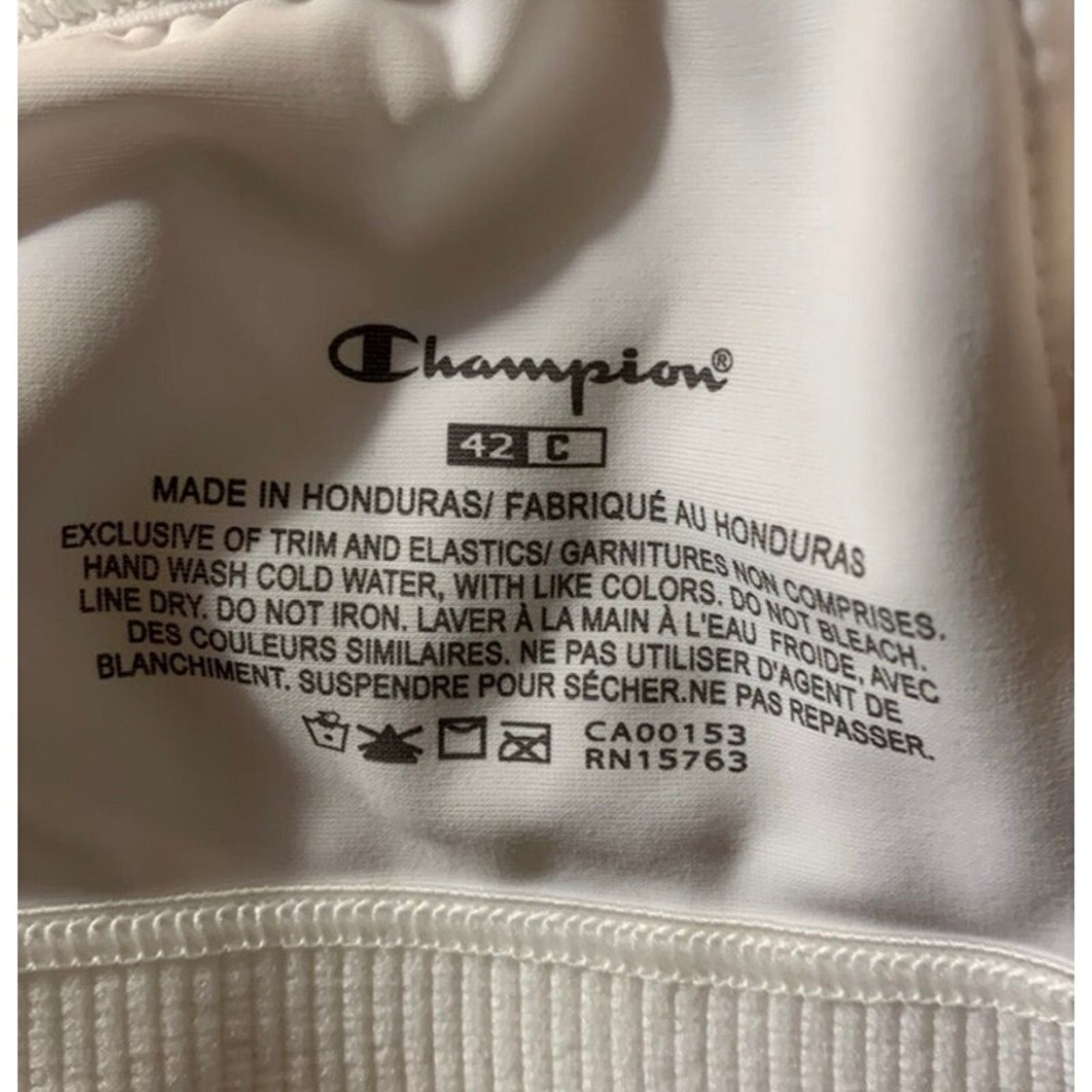 Champion CHAMPION White Shape® U Plus Sports Bra NWT 42C Size ONE SIZE - 10 Thumbnail