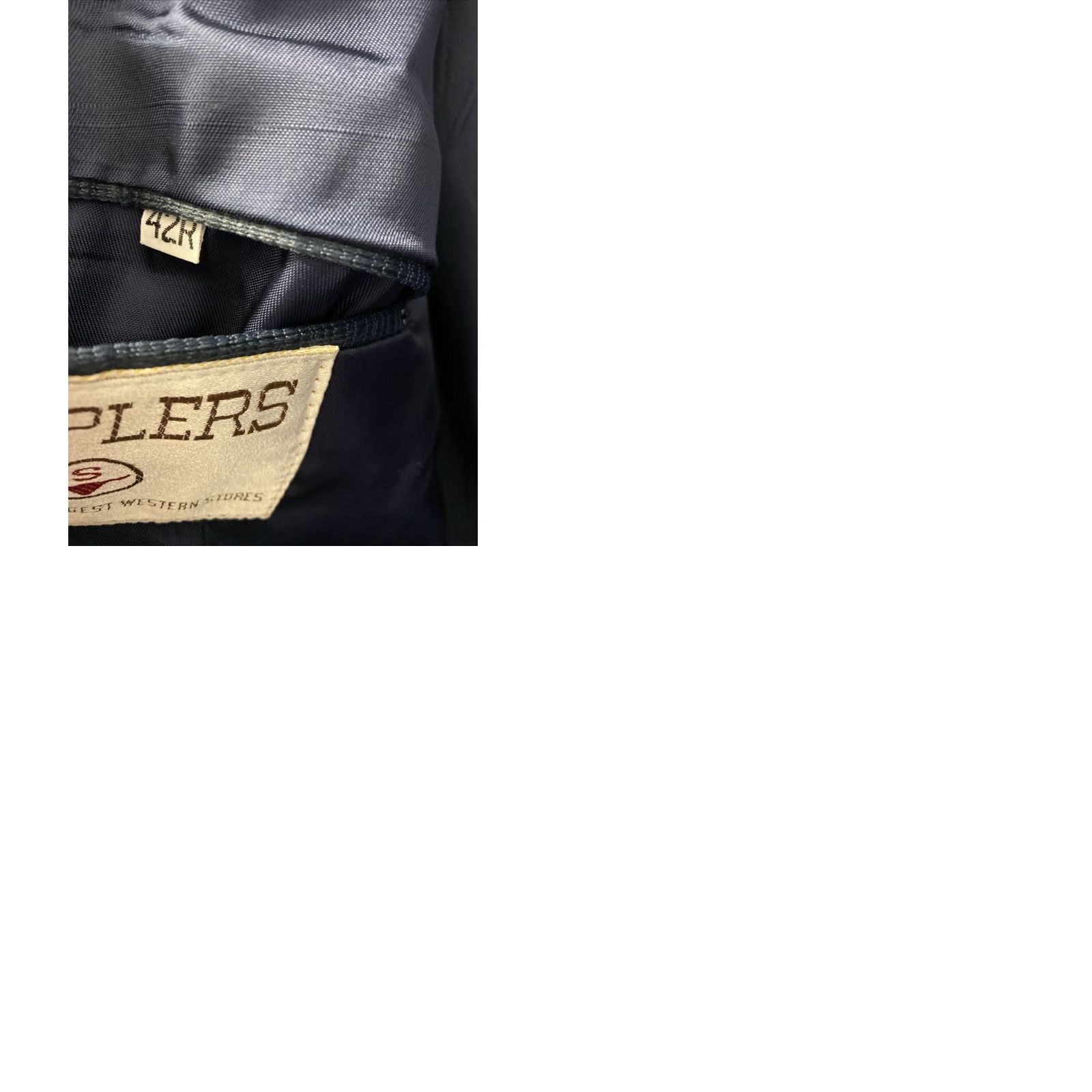 Shepler’s Men’s Blue Western Blazer Jacket Sz 42R