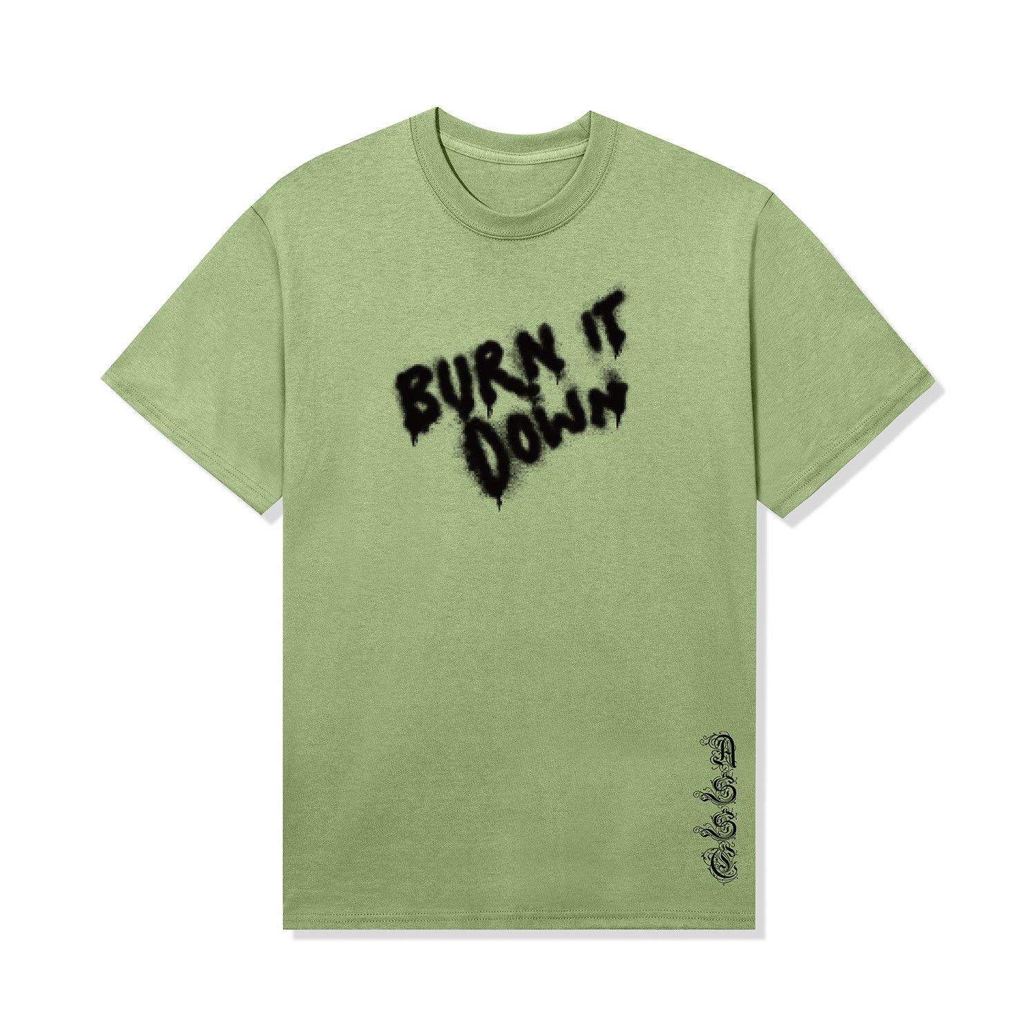 Anti Social Social Club Anti Social Social Club Burn It Down Green Tee Brand New DS Size US S / EU 44-46 / 1 - 1 Thumbnail