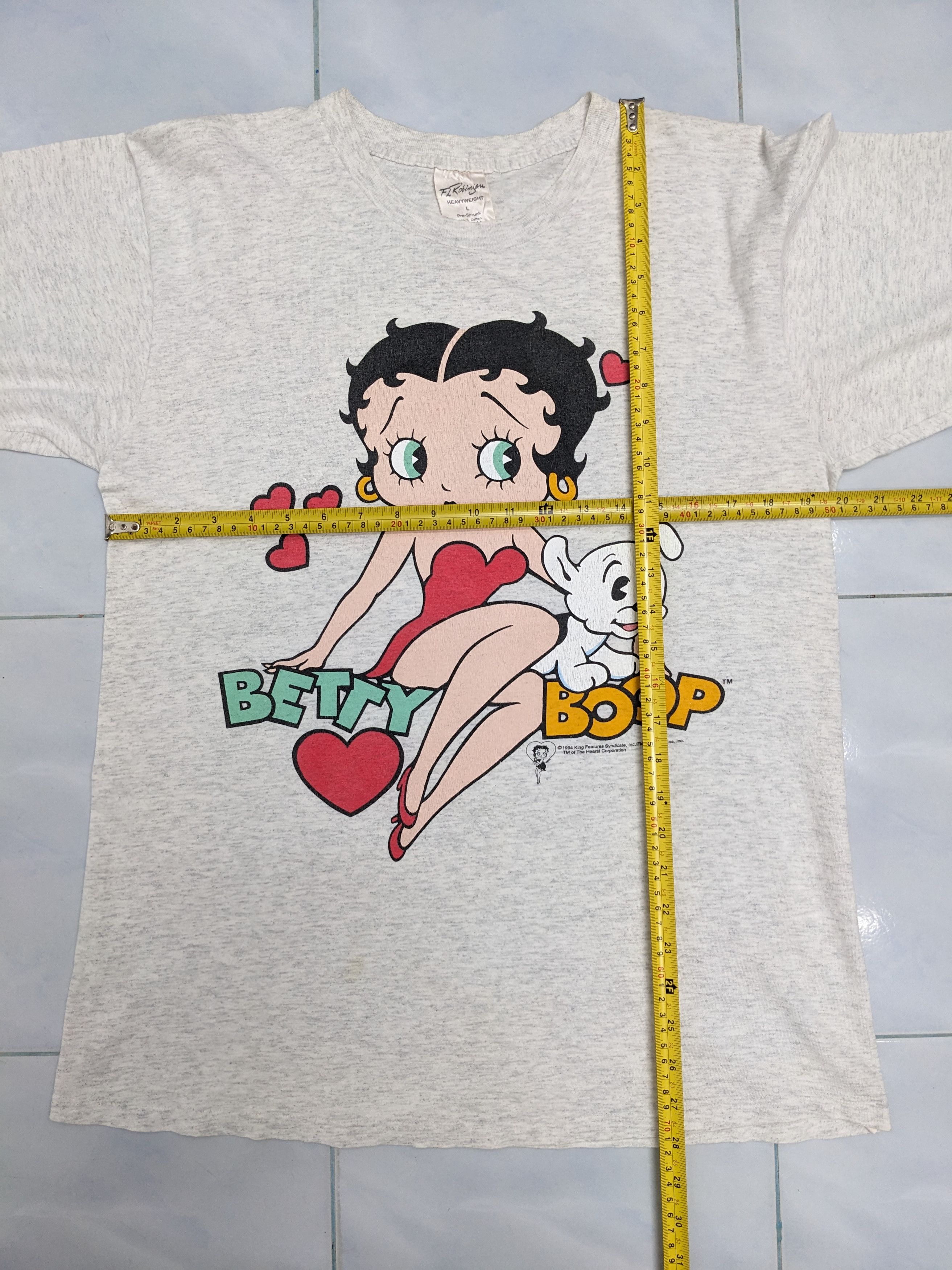 Cartoon Network VINTAGE 1994 BETTY BOOP X DENIFITS CARTOON NETWORK MOVIE ART Size US L / EU 52-54 / 3 - 8 Thumbnail