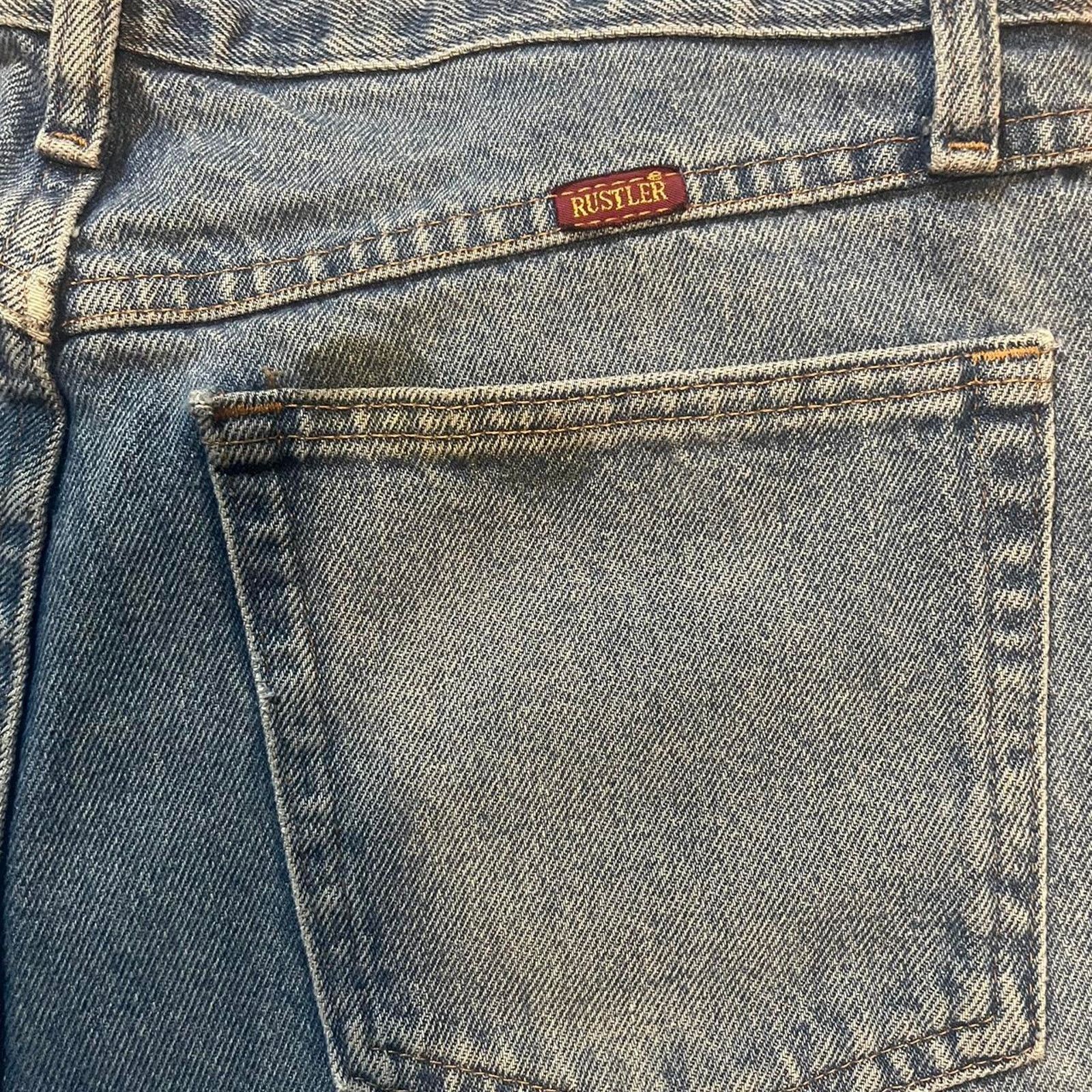 Rustler × Vintage Vintage mens rustler jeans Size US 32 / EU 48 - 4 Thumbnail