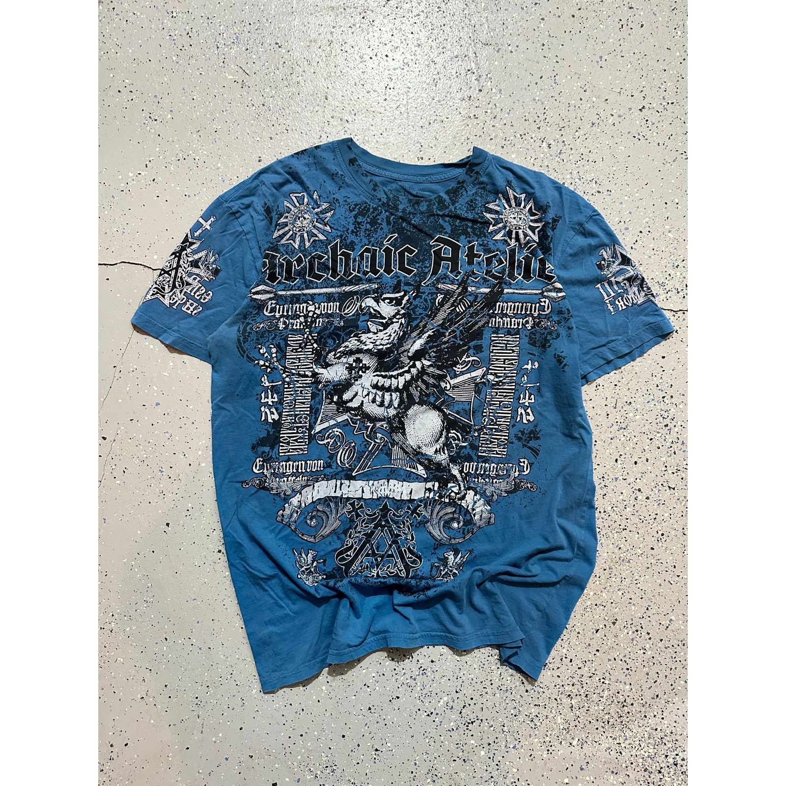 Affliction Vintage Y2K Affliction Skate Tee Size US XL / EU 56 / 4 - 5 Thumbnail