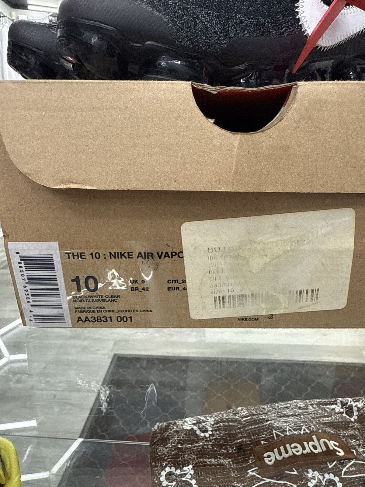 Nike × Off-White black off white nike air vapormax Size US 10 / EU 43 - 9 Thumbnail
