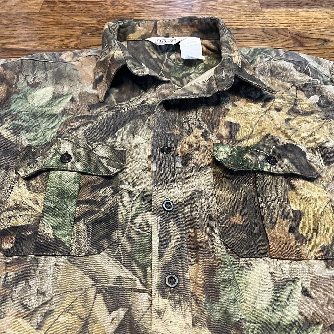 Walls Walls Real Tree Camo Pattern Long Sleeve Over Shirt Size US XXL / EU 58 / 5 - 3 Thumbnail