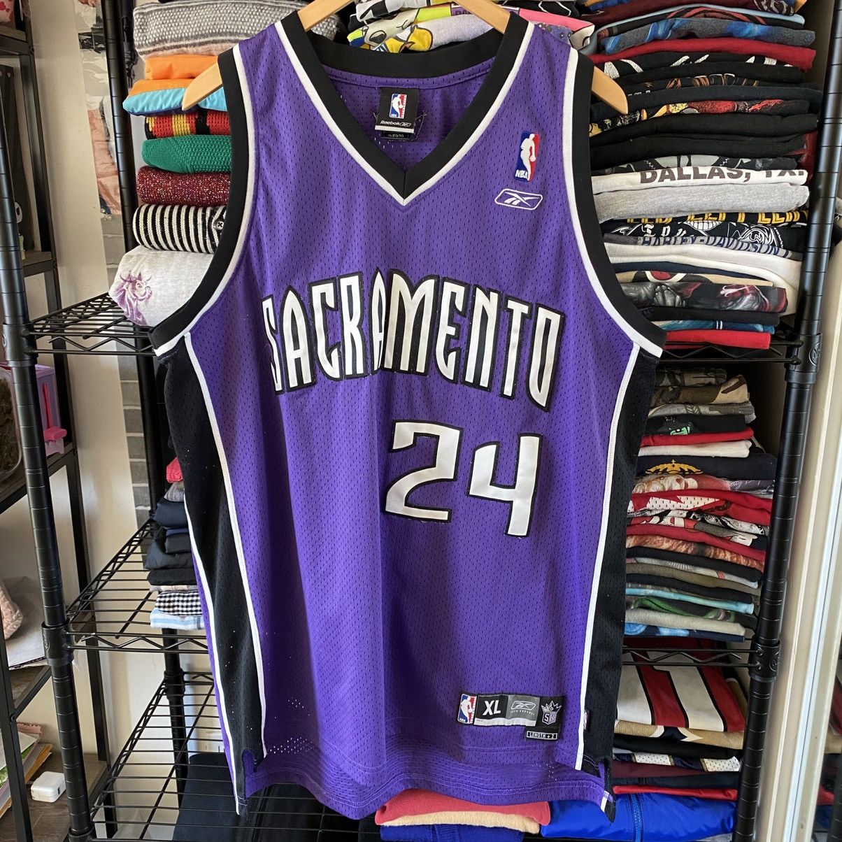 Reebok Vintage Sacramento Kings Basketball Jersey #24 Bobby Jackson Size US XL / EU 56 / 4 - 1 Thumbnail