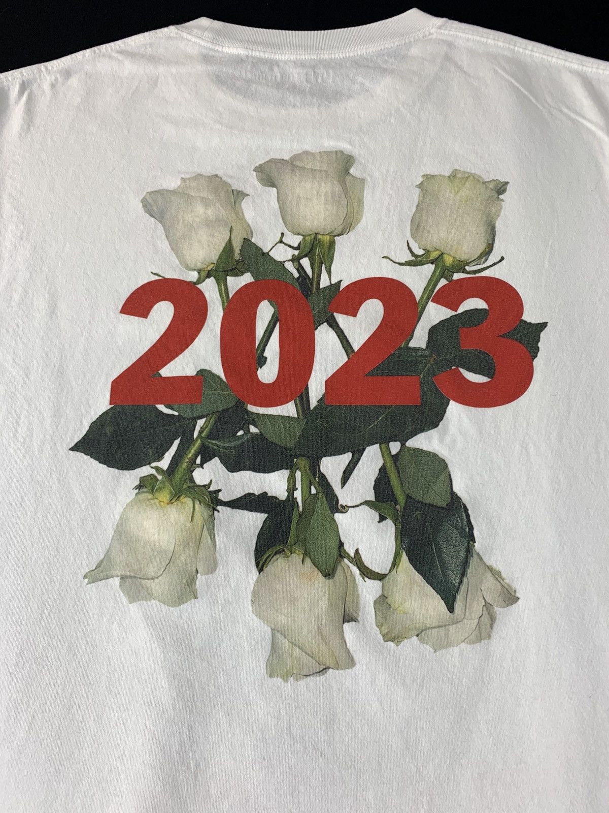 Other Hype Cali Dewitt Bless This Mess White Roses Screen Tee Size US XL / EU 56 / 4 - 5 Thumbnail