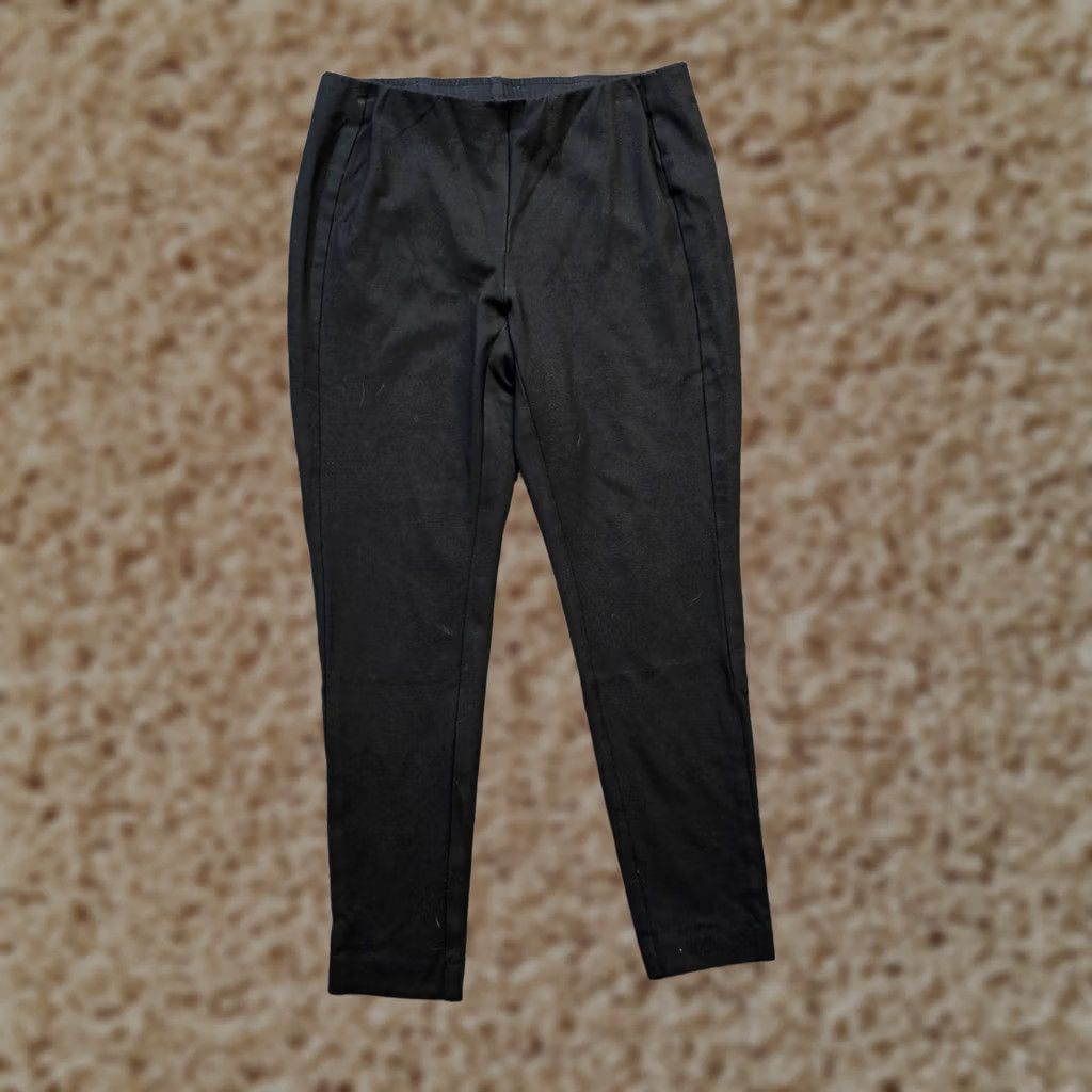 J. Jill J. Jill Pants Womens Small Black Ponte Slim Leg Pull On Career Slim Leg Ankle Womens Leggings Stretch Size 27" / US 4 / IT 40 - 1 Thumbnail