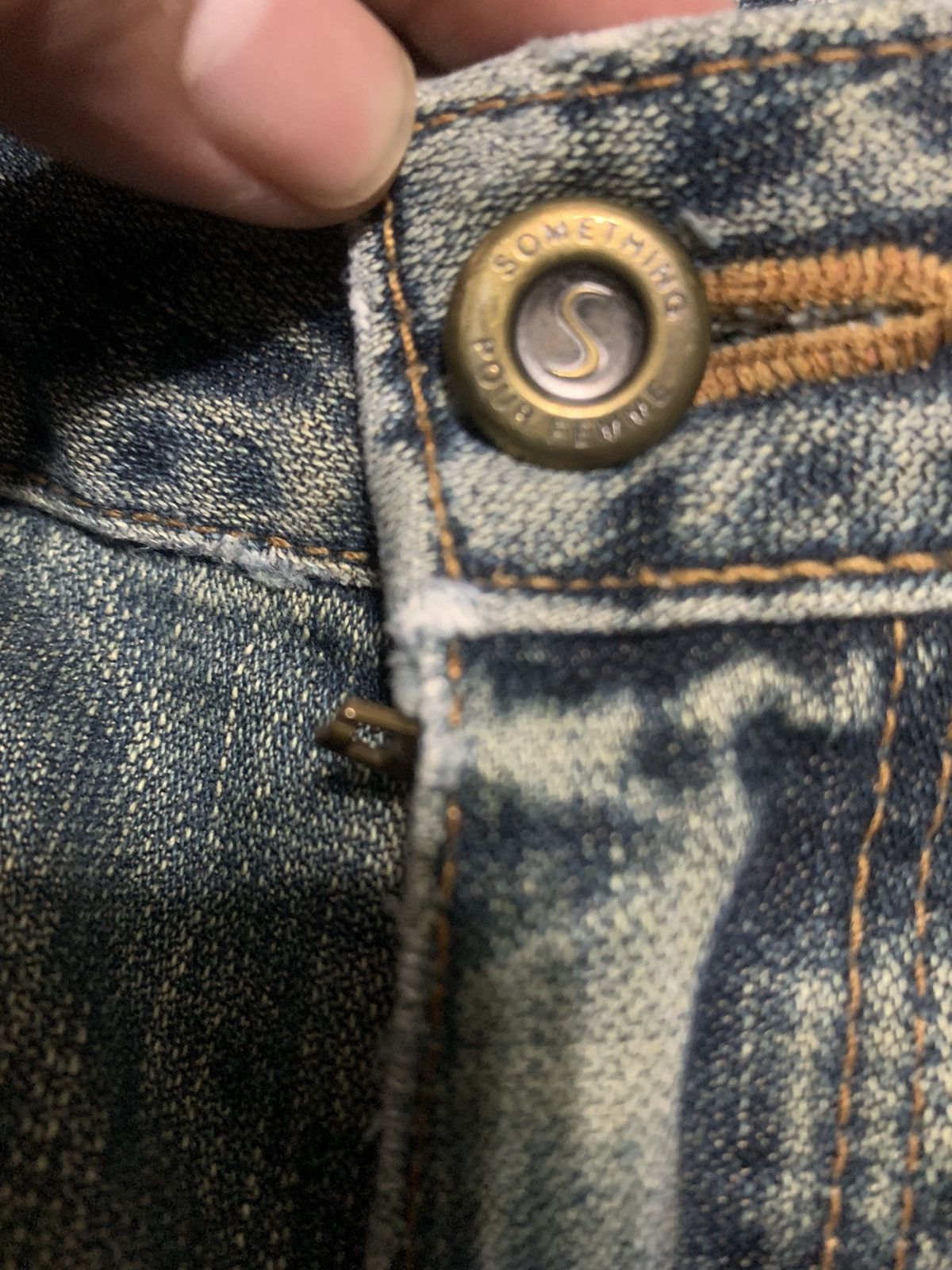 Edwin Vintage 90s Something Edwin Flare Bootcut Jeans Distressed Size US 30 / EU 46 - 9 Thumbnail
