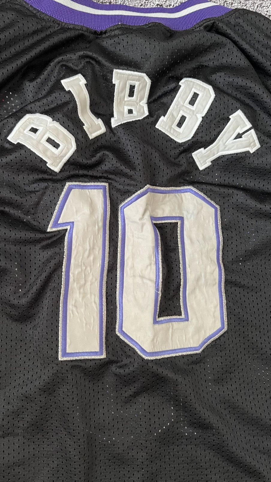 Champion × NBA × Vintage VTG 90’s Sacramento Kings NBA Mike Bibby champion jersey Size US XL / EU 56 / 4 - 6 Thumbnail