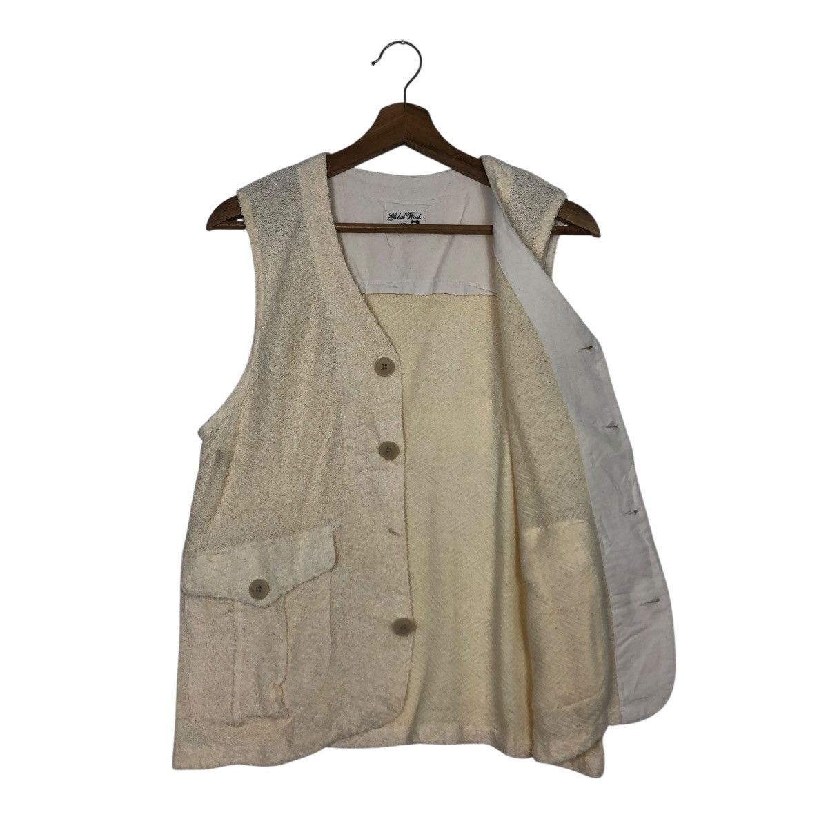 Japanese Brand 🔥VINTAGE WAIST VEST JACKET GLOBAL WORK RILEX ISSEY MIYAKE Size US L / EU 52-54 / 3 - 11 Thumbnail