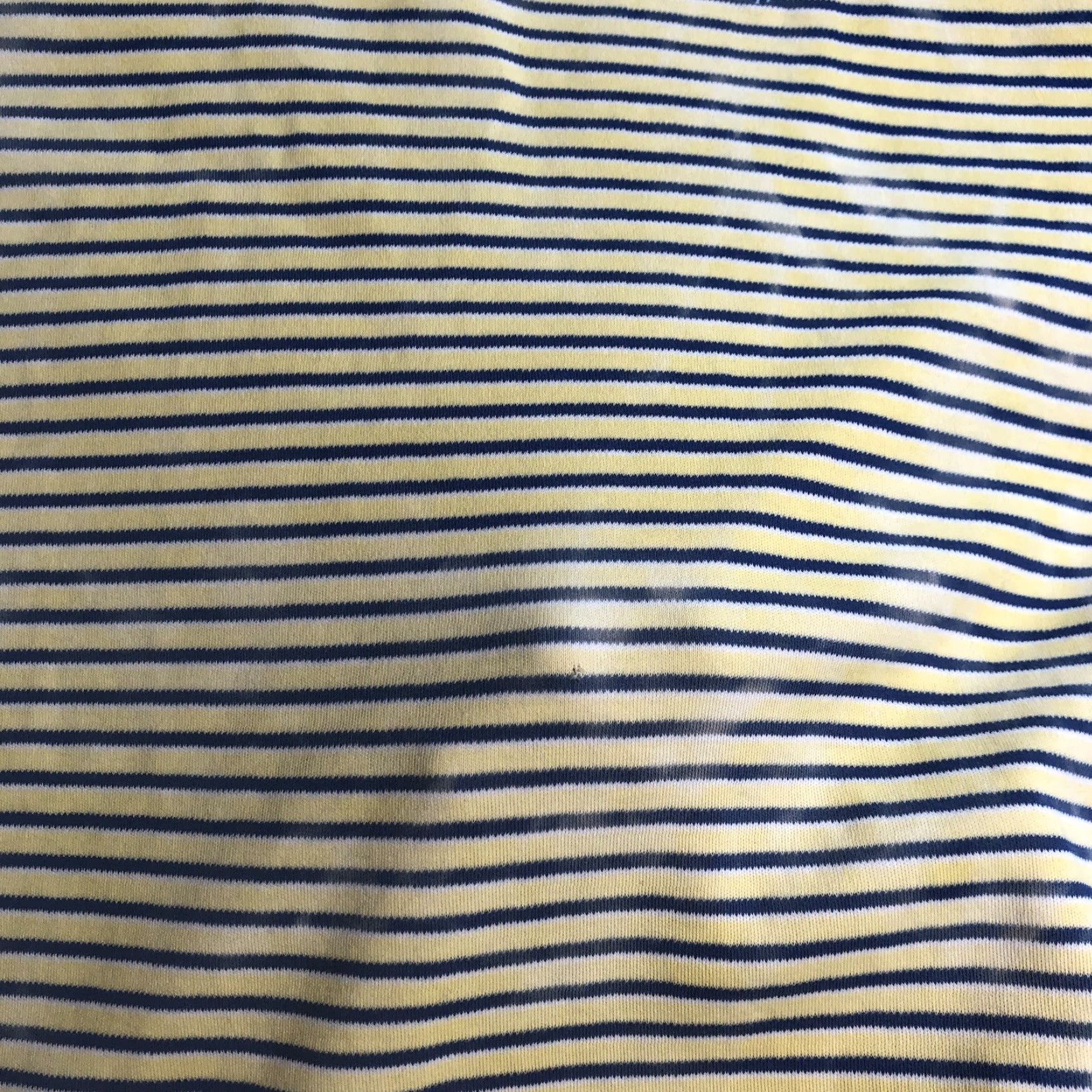 Polo Ralph Lauren Polo Ralph Lauren Polo Shirt XL Yellow Tie-Dye Acid Wash Short Sleeve Striped Vintage Men Size US XL / EU 56 / 4 - 4 Thumbnail