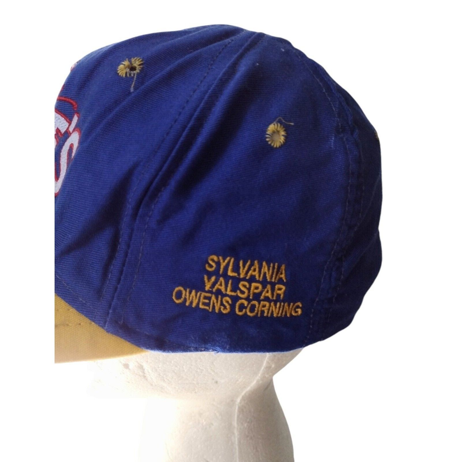 Vintage Team Lowe's 90s Racing Hat Cap #31 Mike Skinner Blue Snapbac Size ONE SIZE - 4 Thumbnail