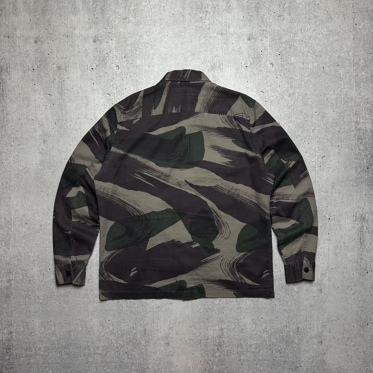 Allsaints × Japanese Brand Allsaints Mens Green Camo Section Camo-print Cotton Shirt L Size US L / EU 52-54 / 3 - 9 Thumbnail