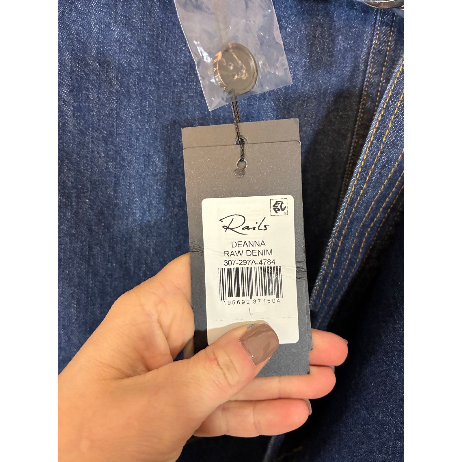 Rails NWT Rails Deanna Belted Denim Wrap Miniskirt L Western Rodeo Size 32" / US 10 / IT 46 - 6 Thumbnail