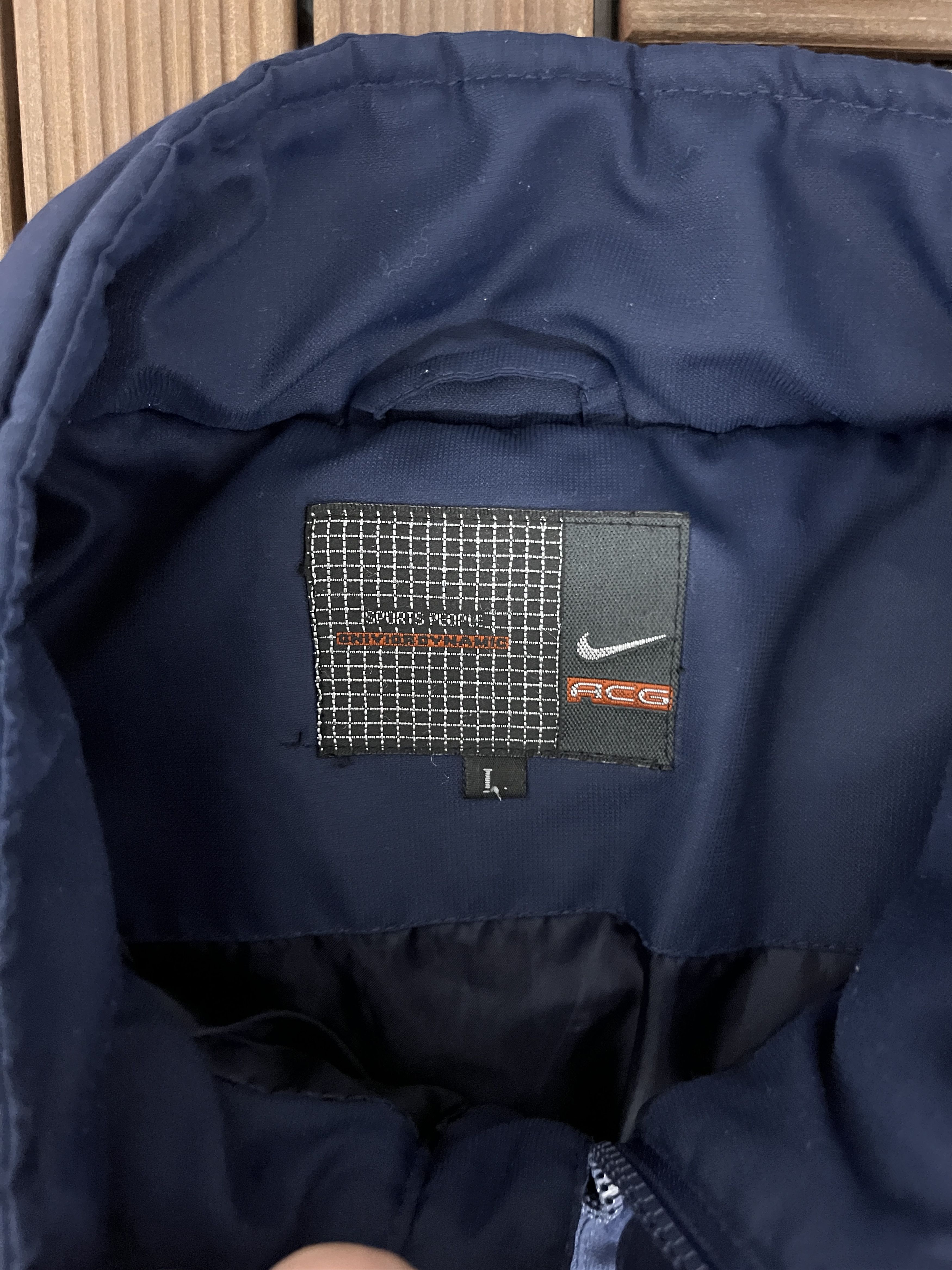 Nike ACG × Vintage Nike ACG Embroidered Swoosh Vintage Blue Jacket Size US L / EU 52-54 / 3 - 6 Thumbnail